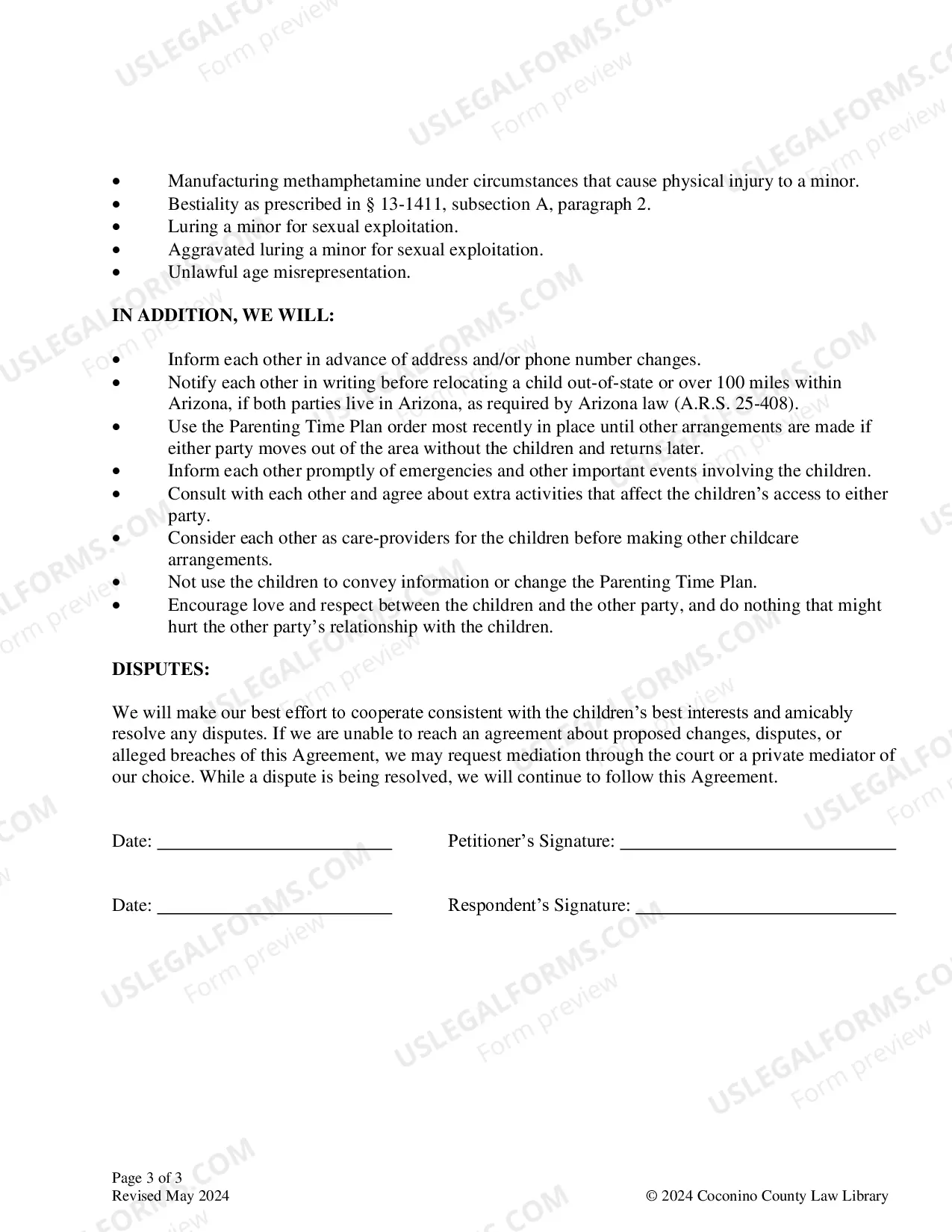 Preview Packet CONSENT DECREE FOR DIVORCE OR LEGAL SEPARATION WITH CHILDREN