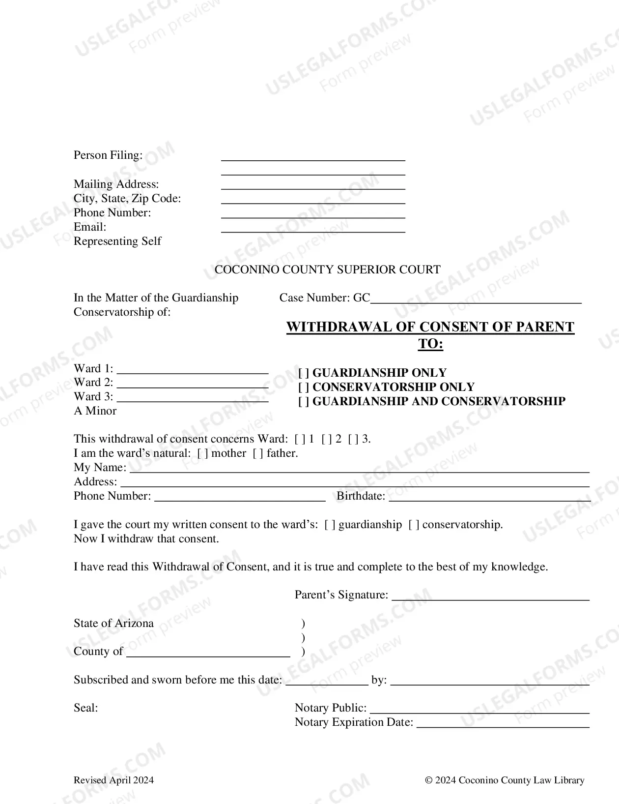 Preview Order Regarding Discharge Of Guardian Conservator Both (Minor)