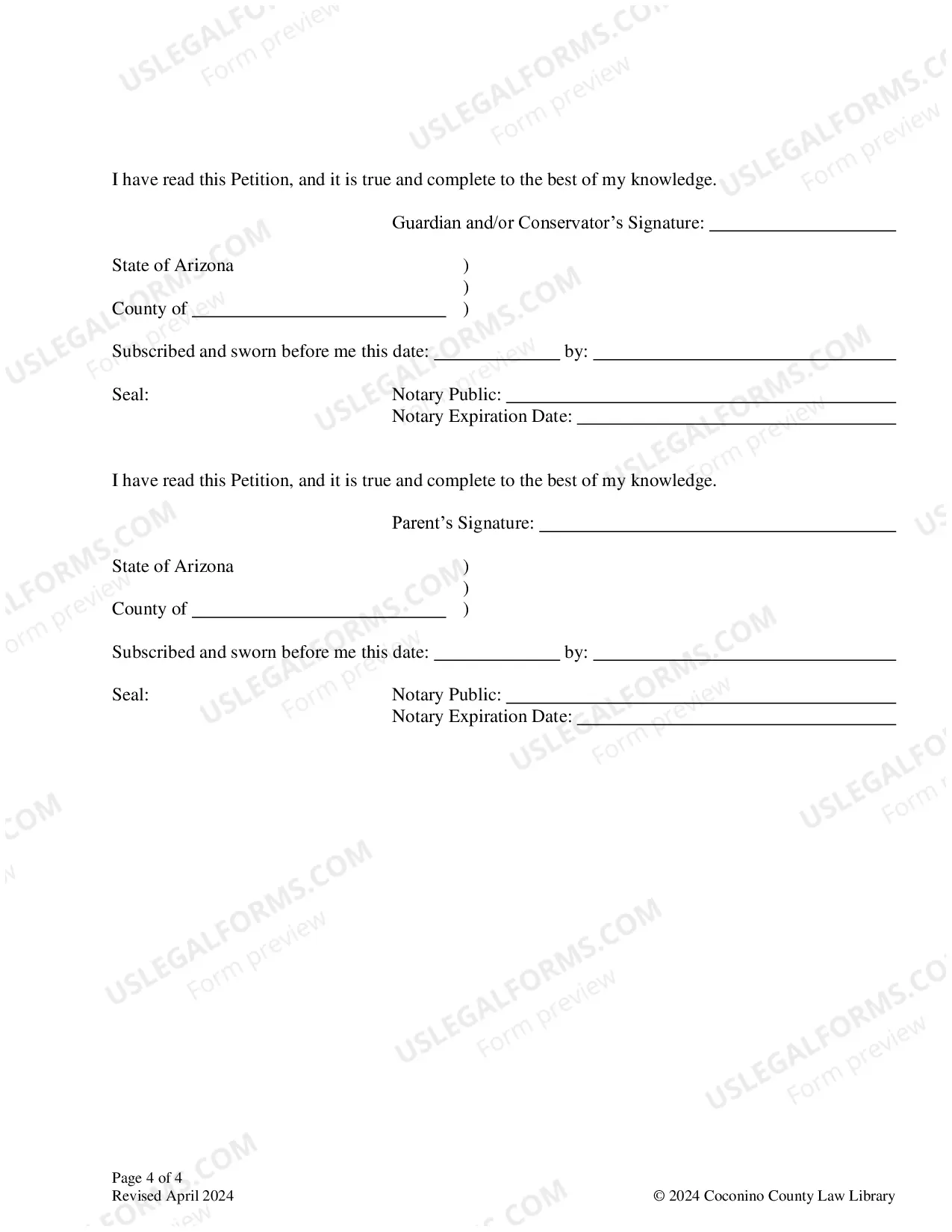 Preview Order Regarding Discharge Of Guardian Conservator Both (Minor)