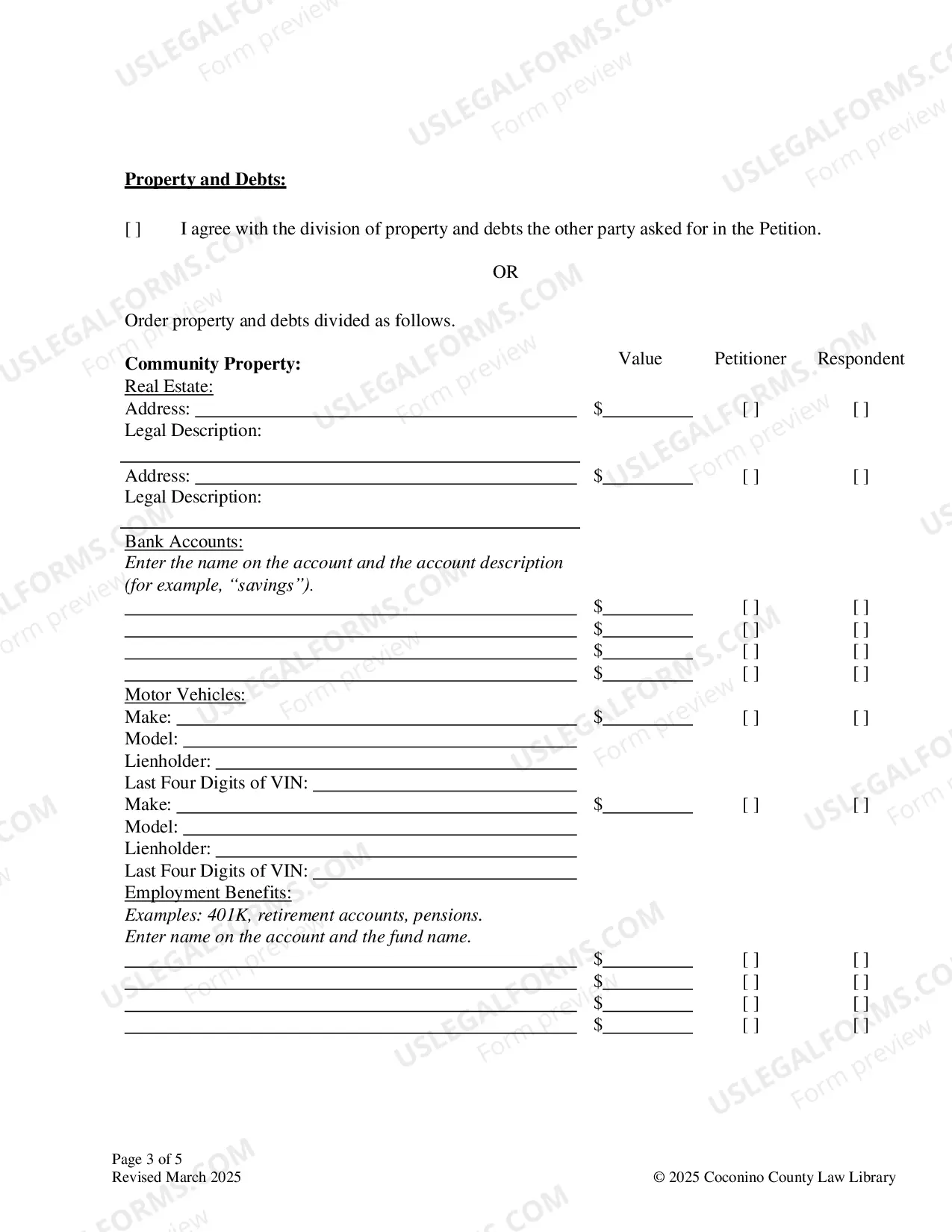 Preview Divorce Without Children Packet