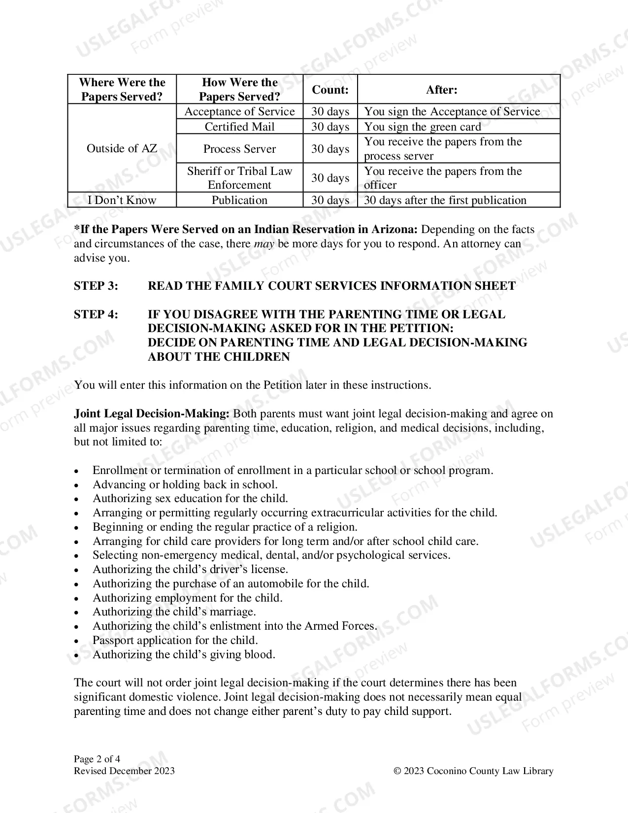 Preview Legal Separation With Children Packet