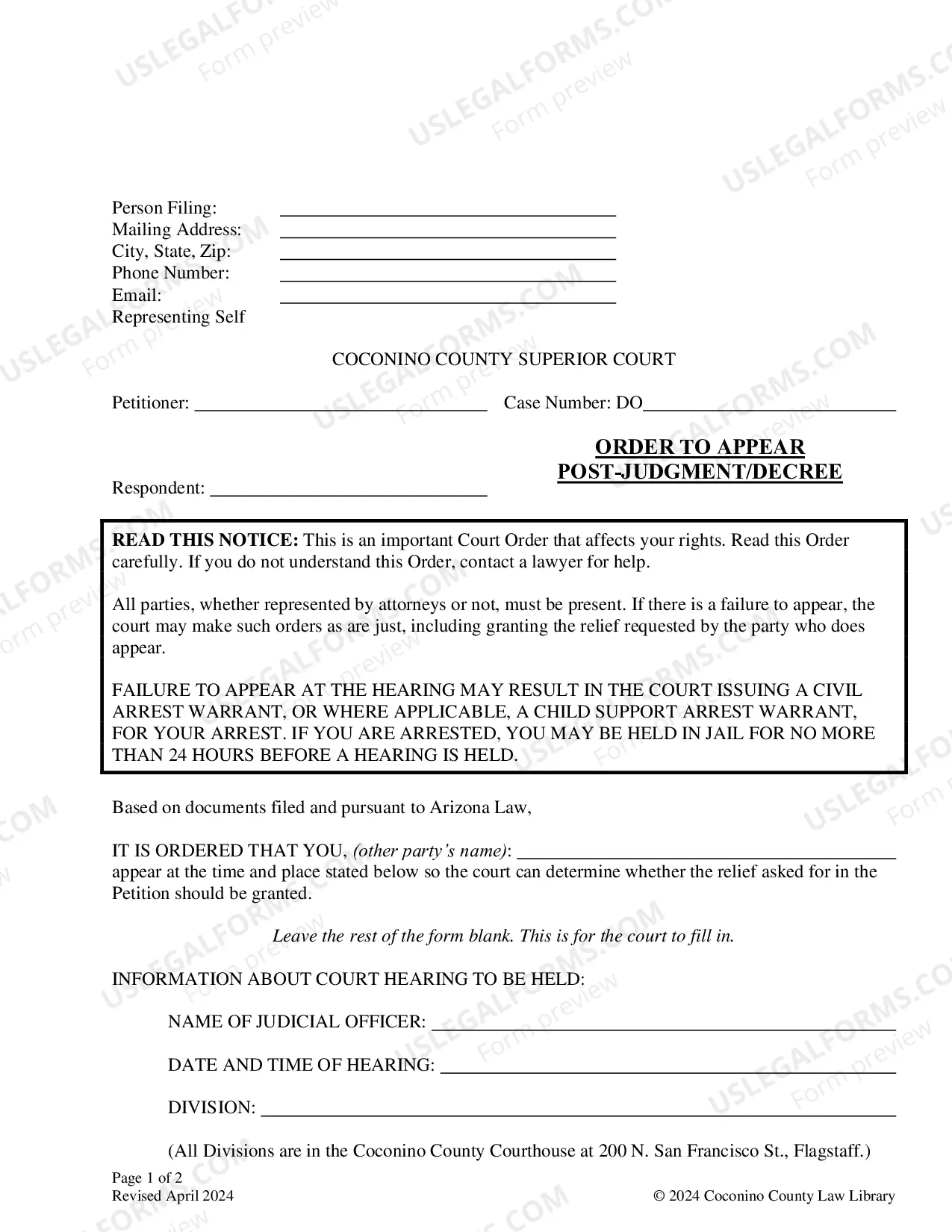 Preview Petition For Order To Appear On Enforcement Of Child Support-Spousal Maintenance