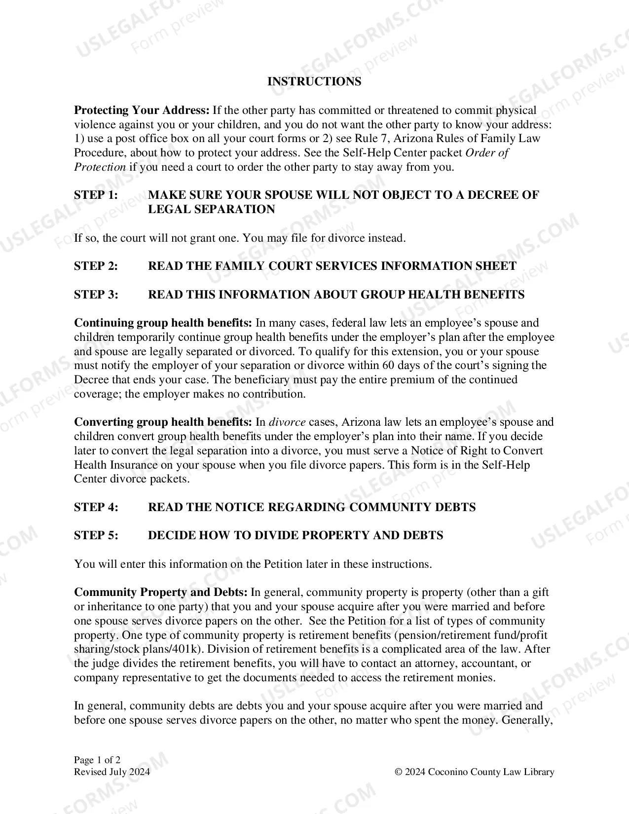 Preview Preliminary Injunction (Divorce Or Legal Separation)
