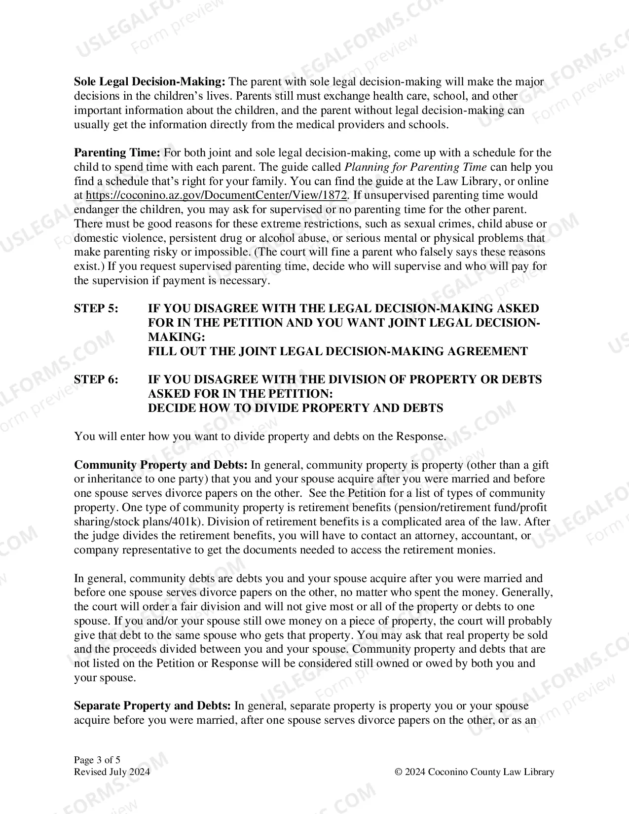 Preview Response To Petition For Divorce With Children
