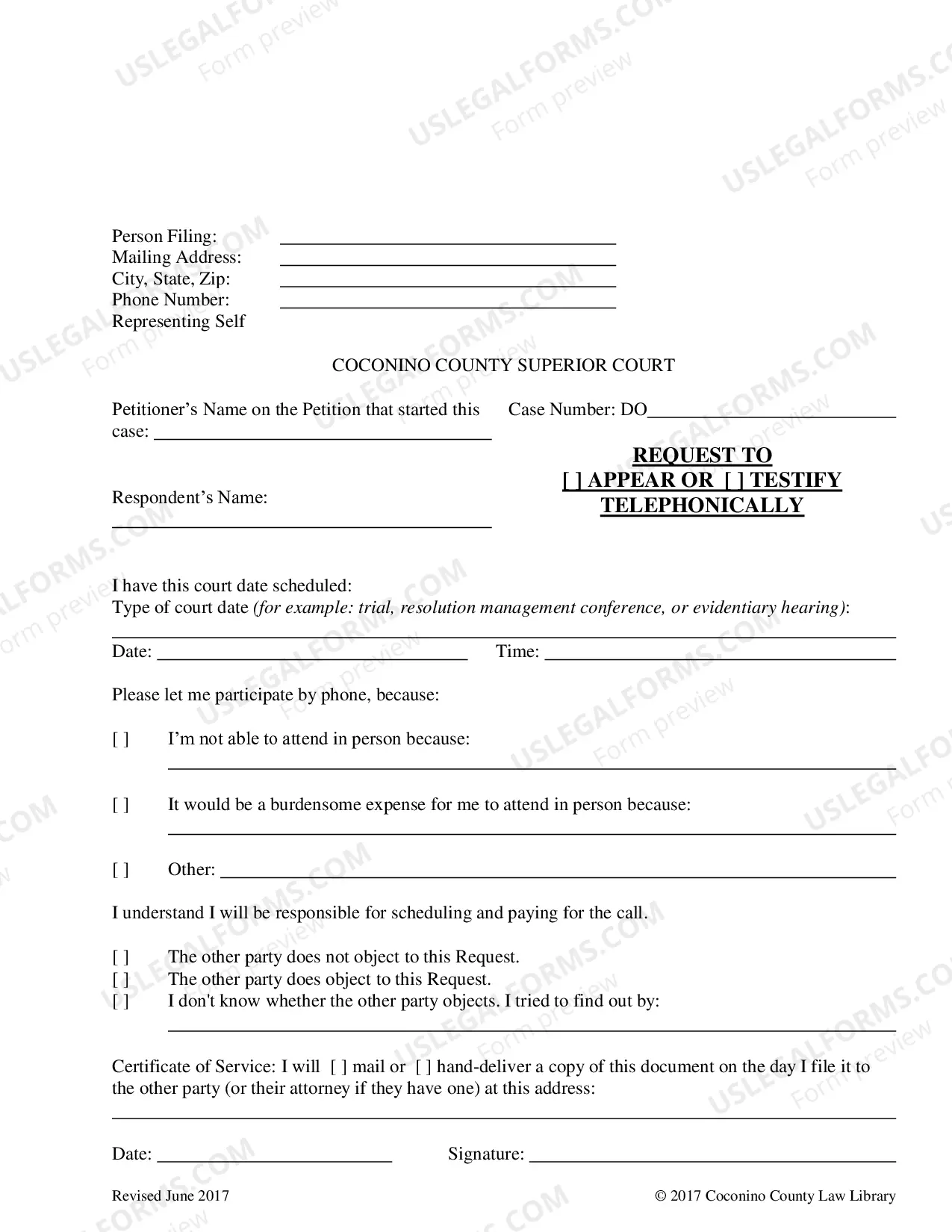 Preview Appearing At A Court Date By Phone