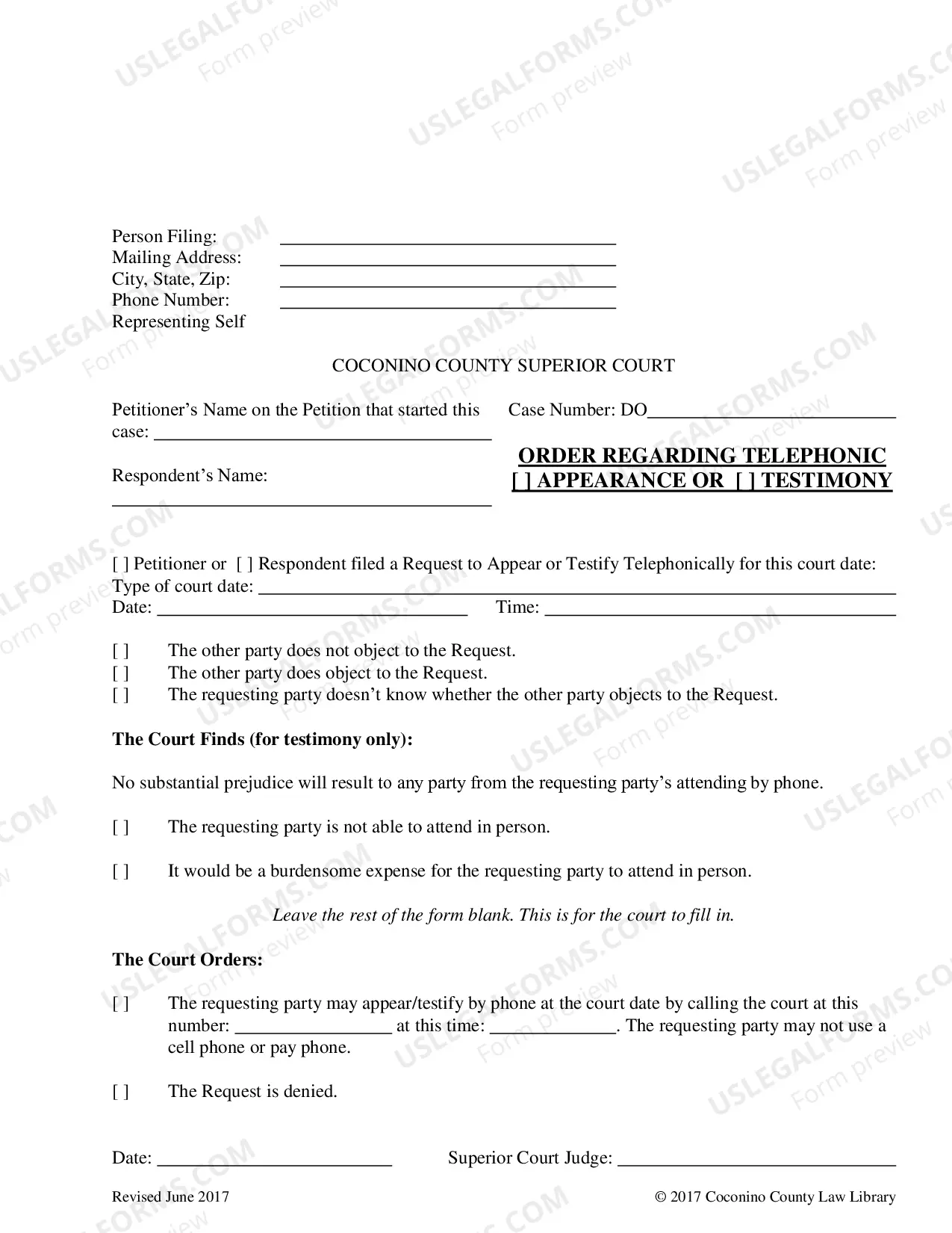 Preview Appearing At A Court Date By Phone