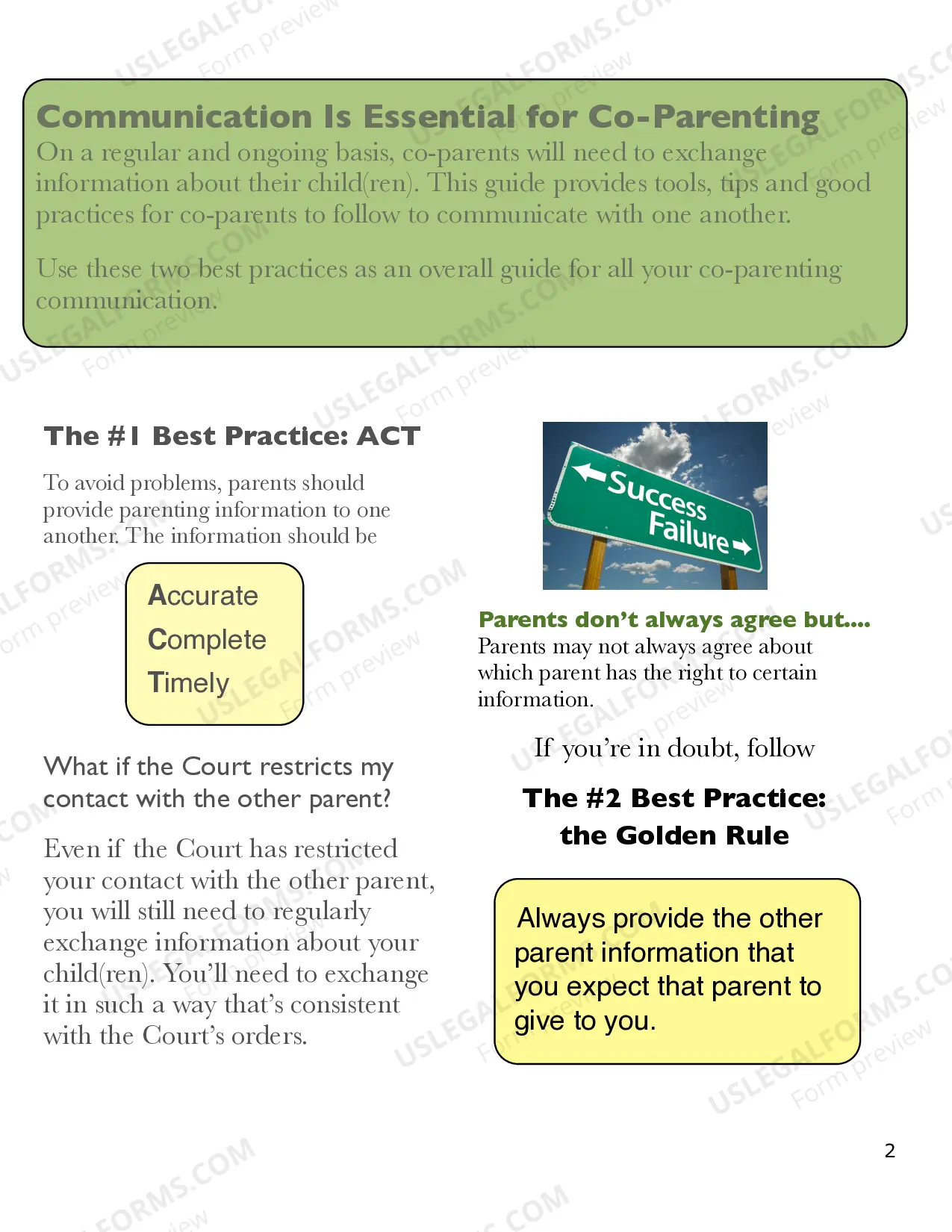 Preview Co-Parenting Communication Guide
