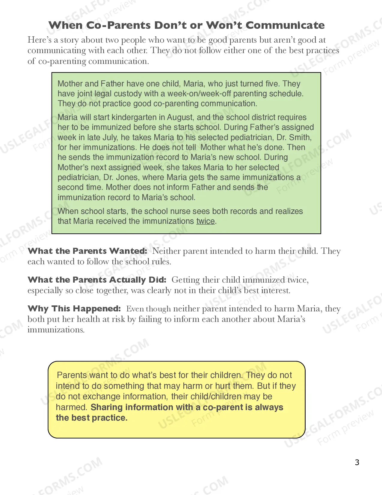 Preview Co-Parenting Communication Guide