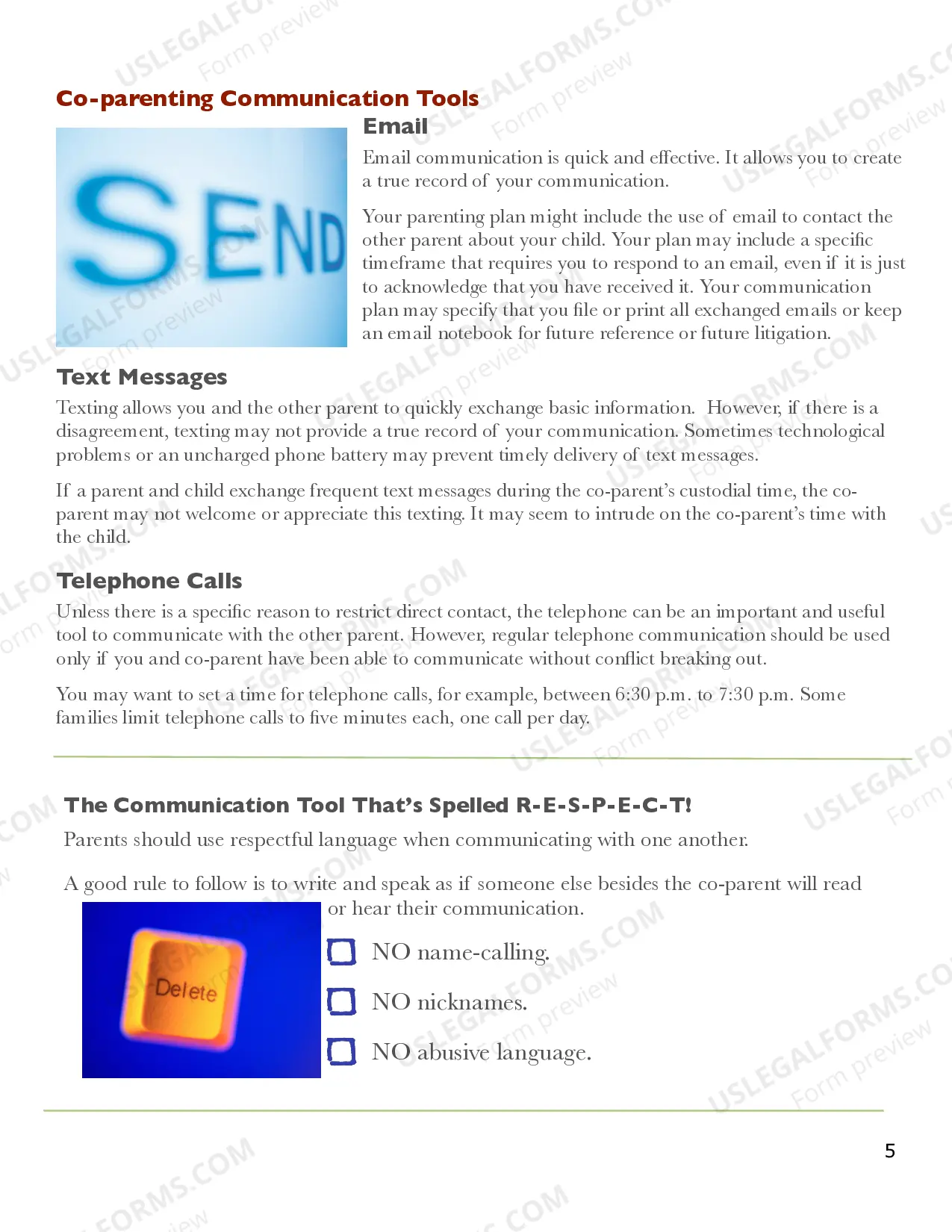 Preview Co-Parenting Communication Guide