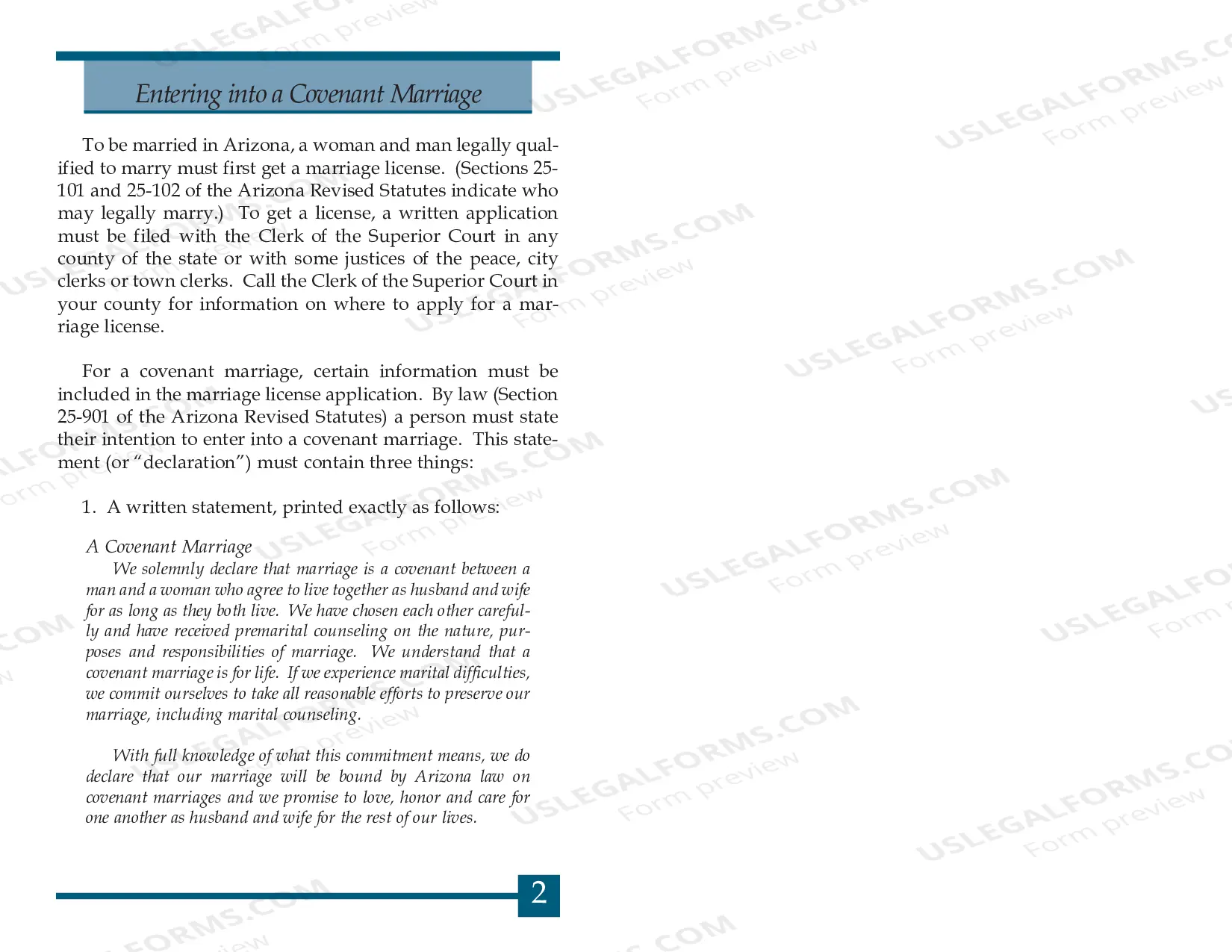 Preview Covenant Marriage: What Is It?