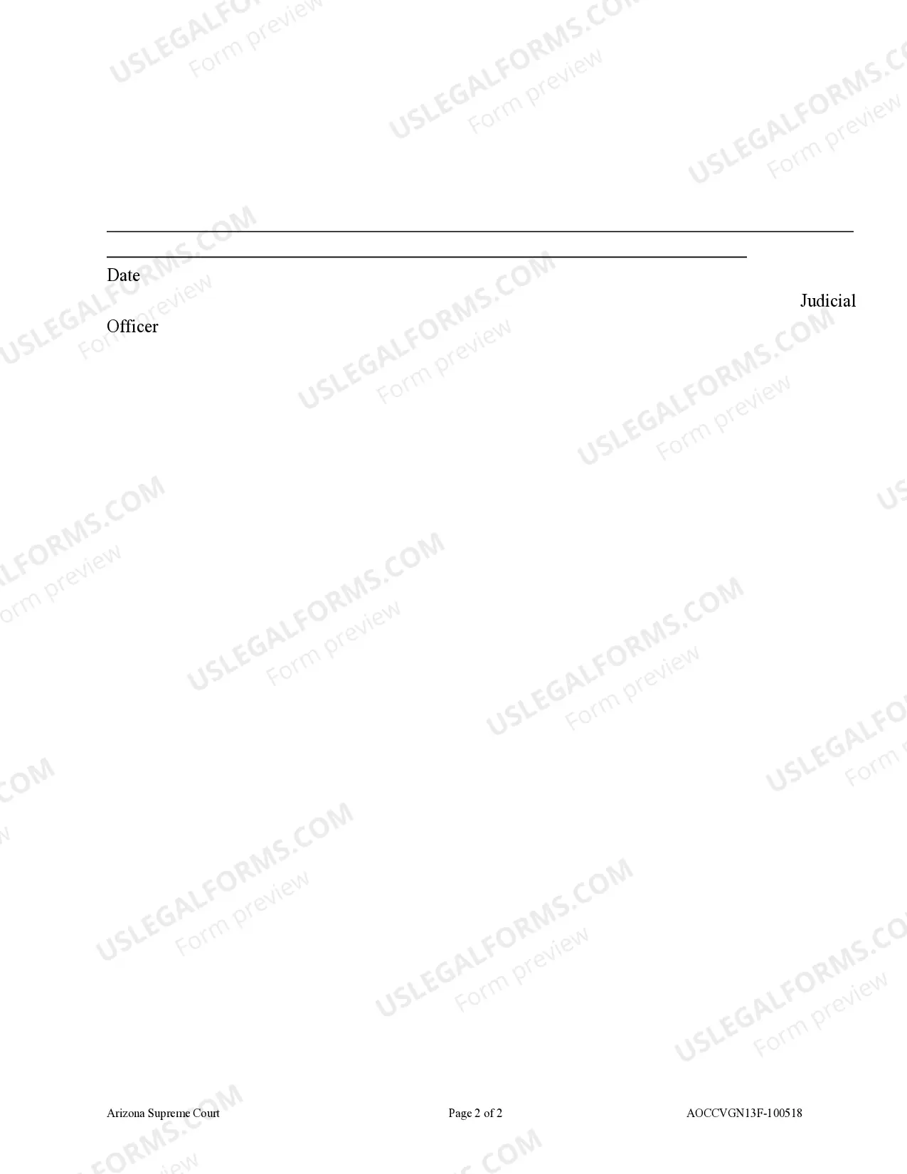 Preview Order Discharging Garnishee