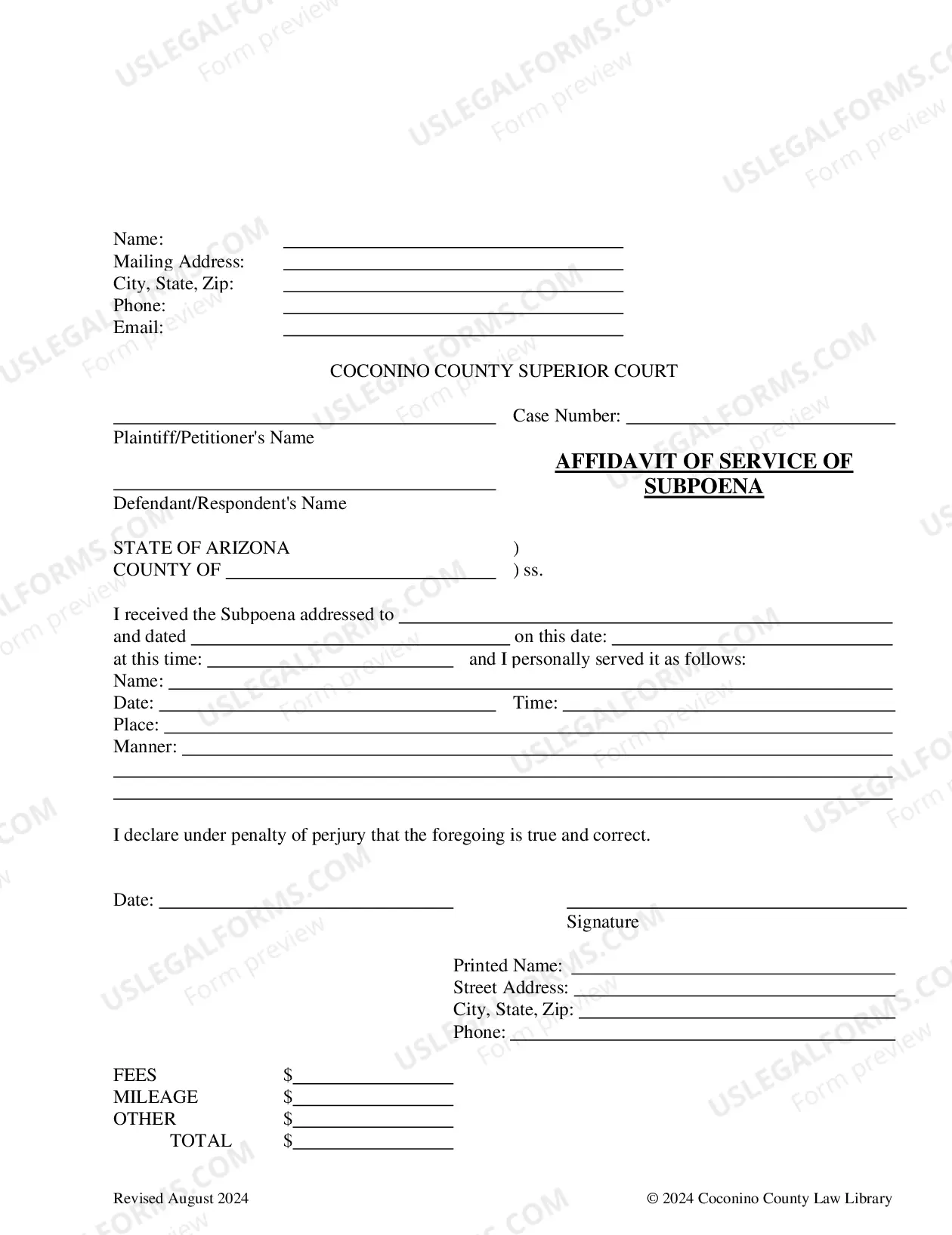Preview Subpoena