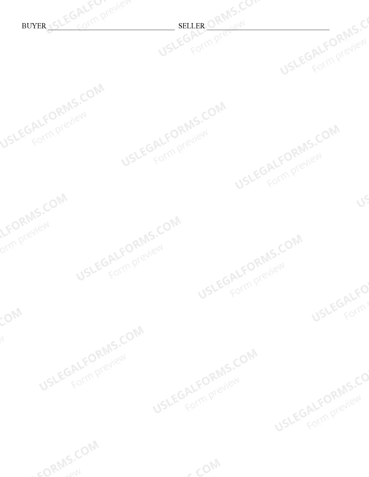 Preview Inspection form by Buyer