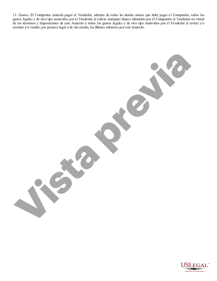 Preview Términos estándar condicionales