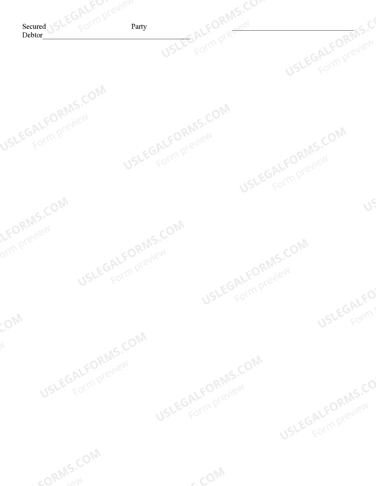 Preview Security Agreement