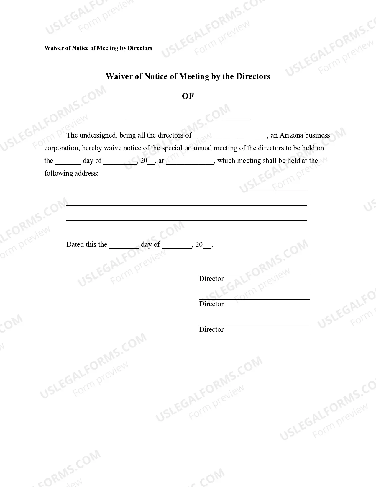 Preview Notices, Resolutions, Simple Stock Ledger and Certificate