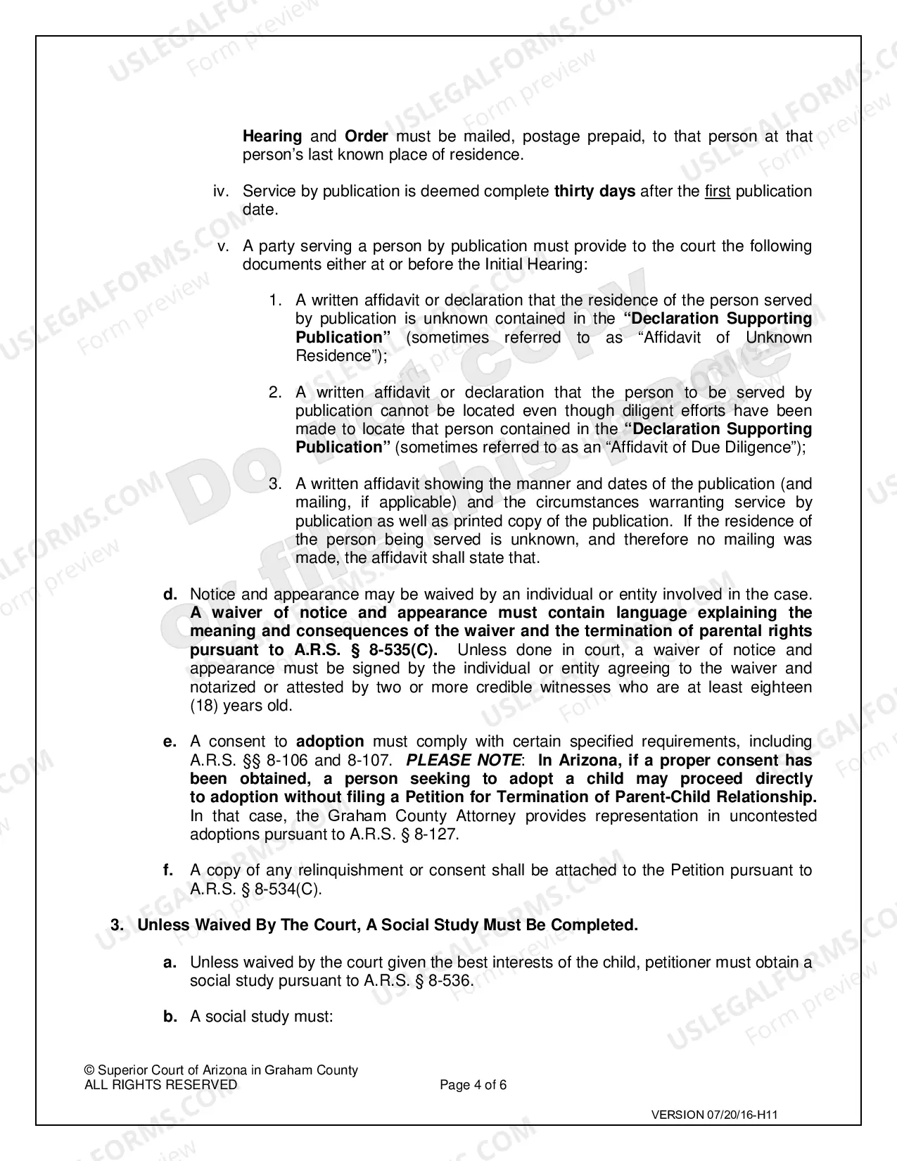 Preview Severance of Parental Rights