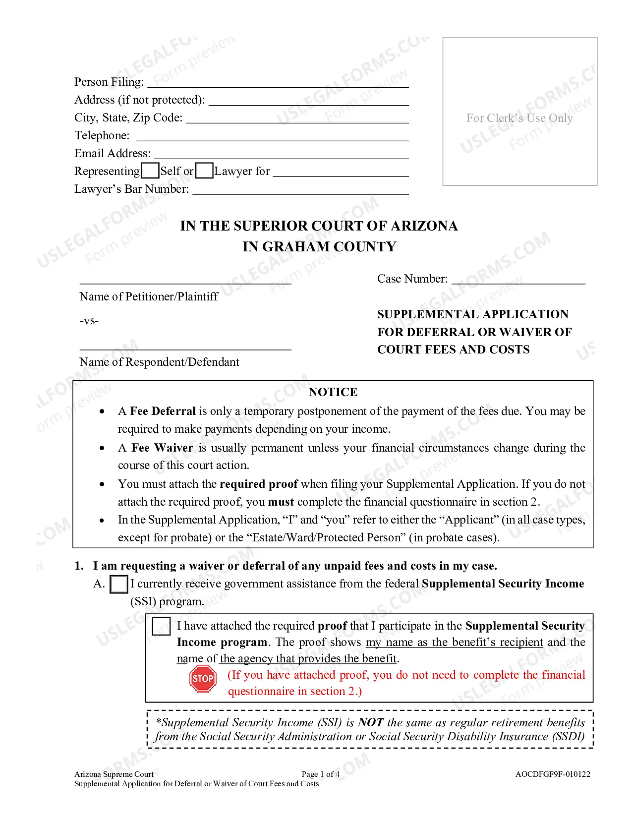 Preview Supplemental Deferral/WaiverC20
