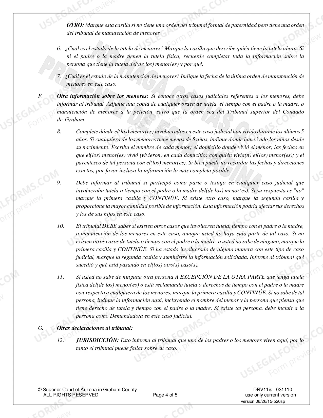 Preview Supplementary Deferment / Exemption C20-SP