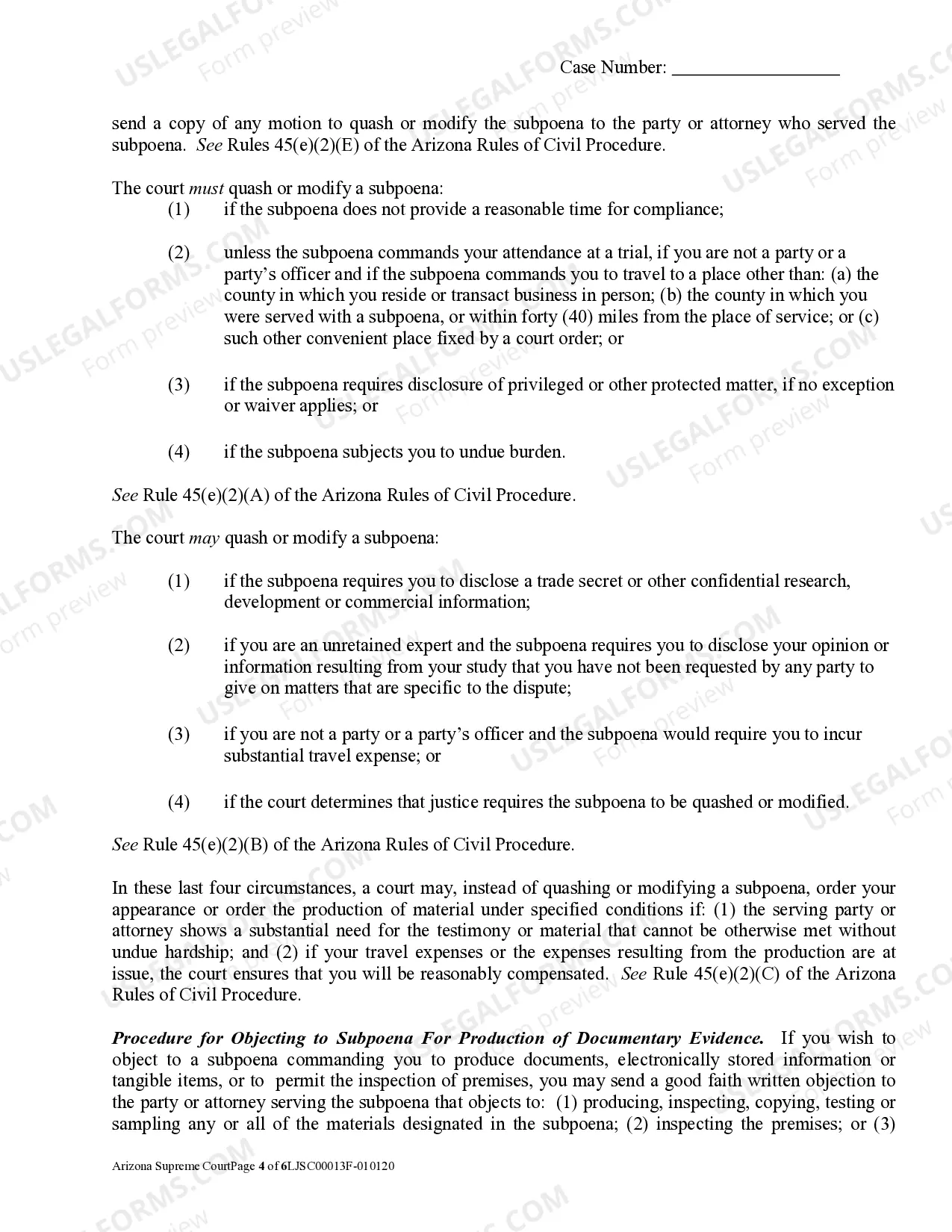 Preview Small Claim Subpoena
