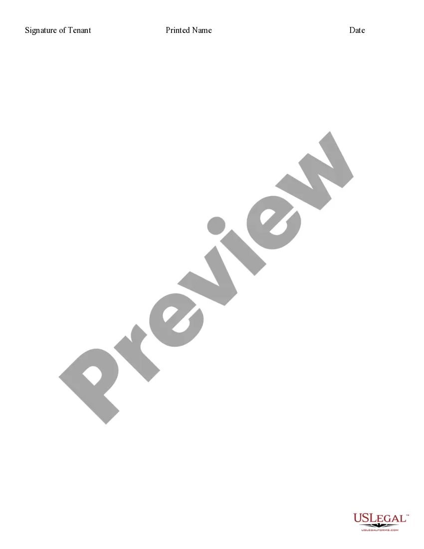 Preview Agreement and Stipulation to Terminate Lease