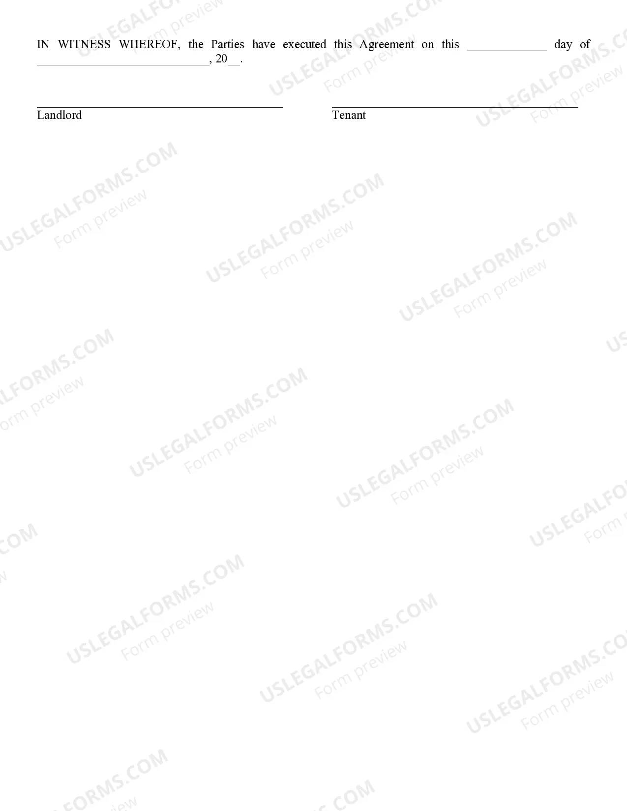 Preview Lease House, Unfurnished