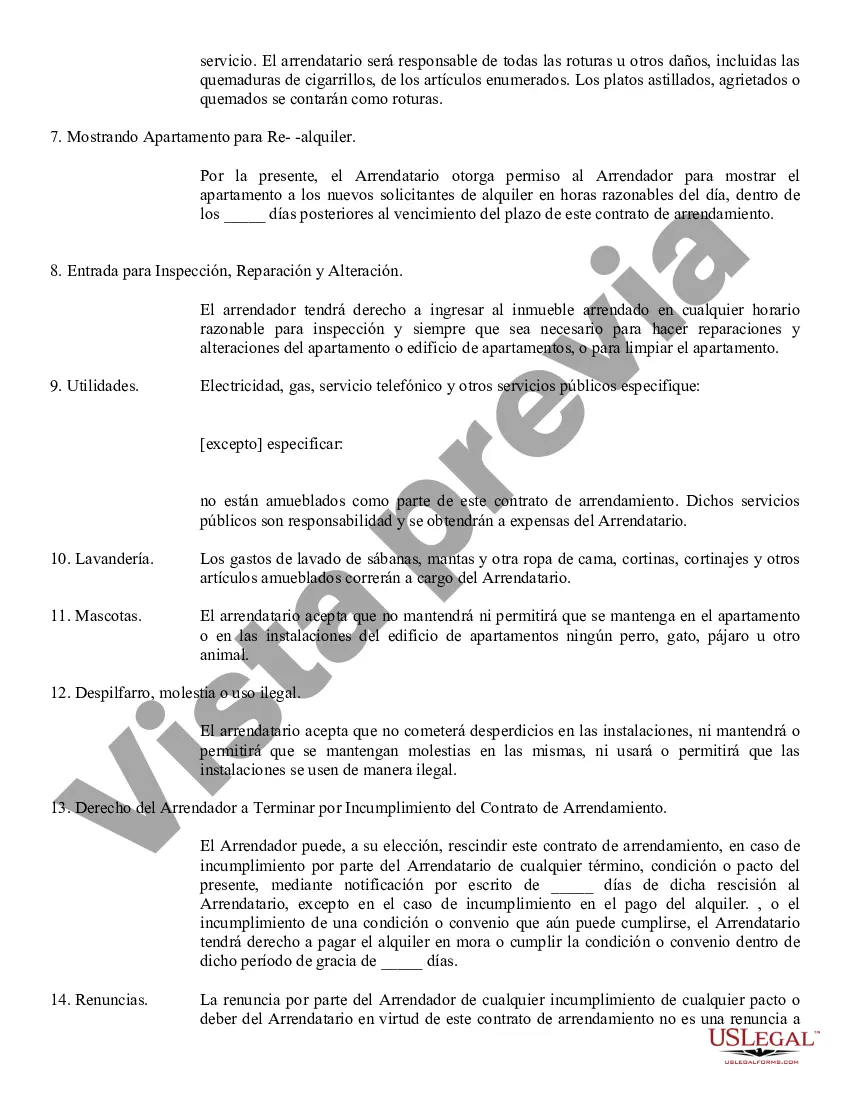 Preview Arriendo Apartamento, Amueblado