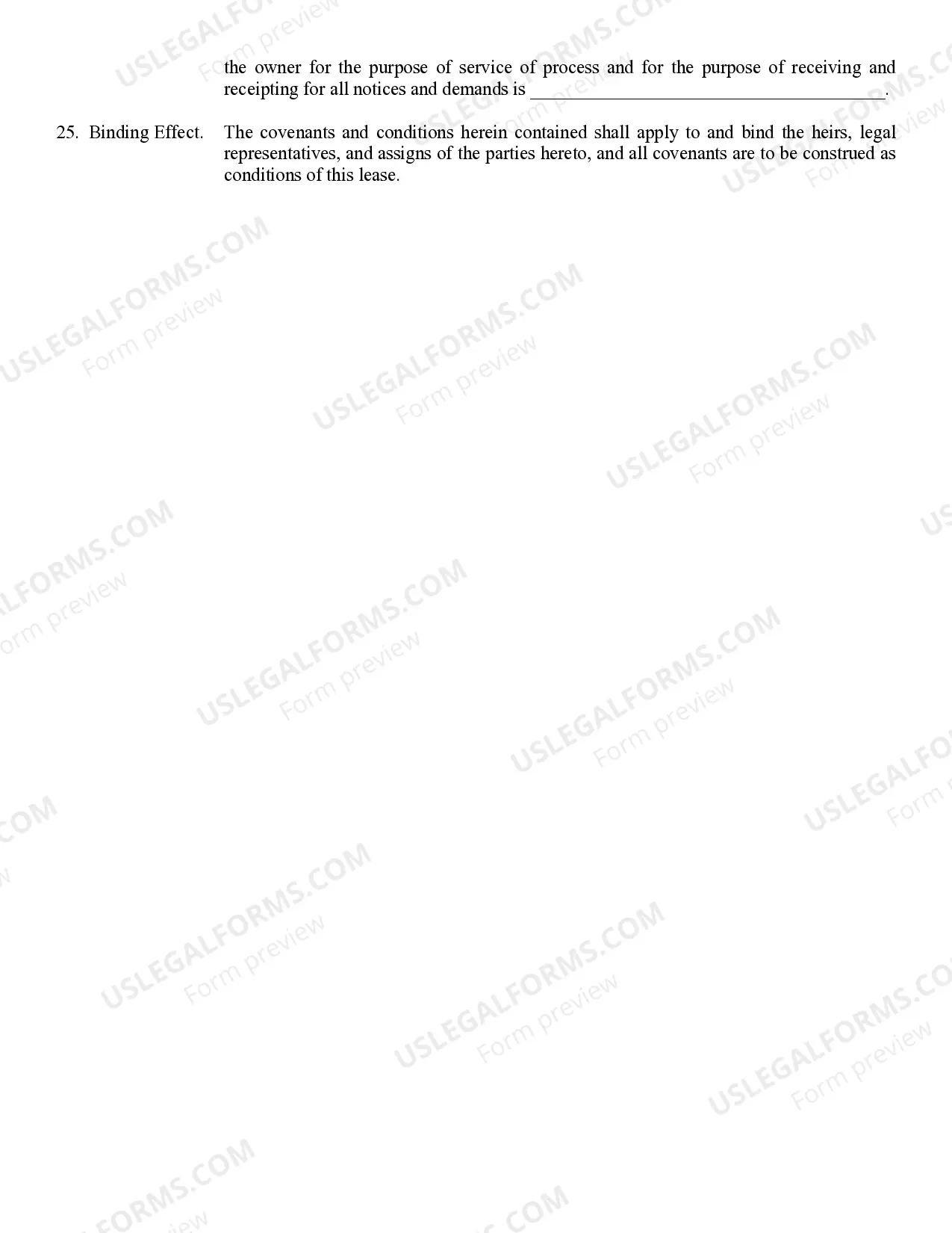 Preview Lease Apartment, Furnished