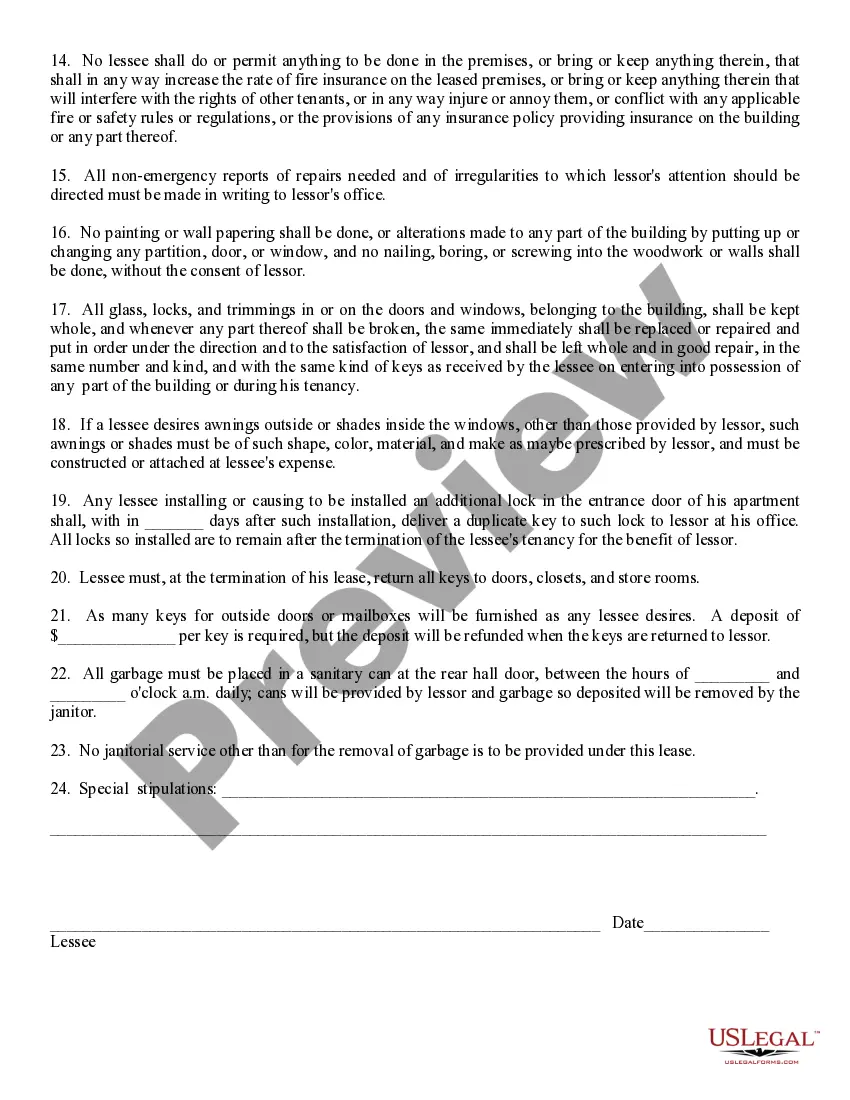 Get Apartment Rules Preview Apartment Rules