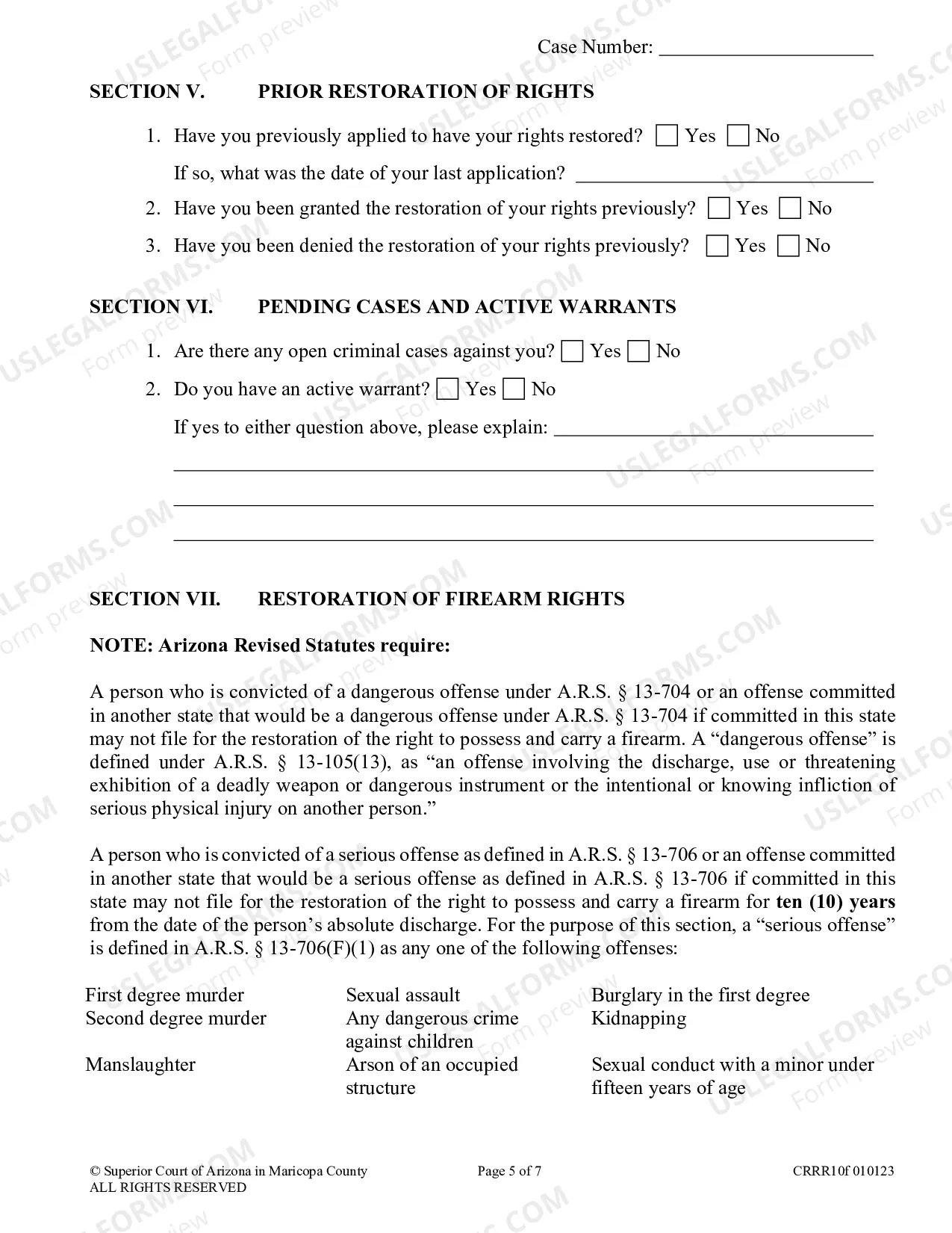 Preview Application To Restore Civil Rights Set Aside Judgment