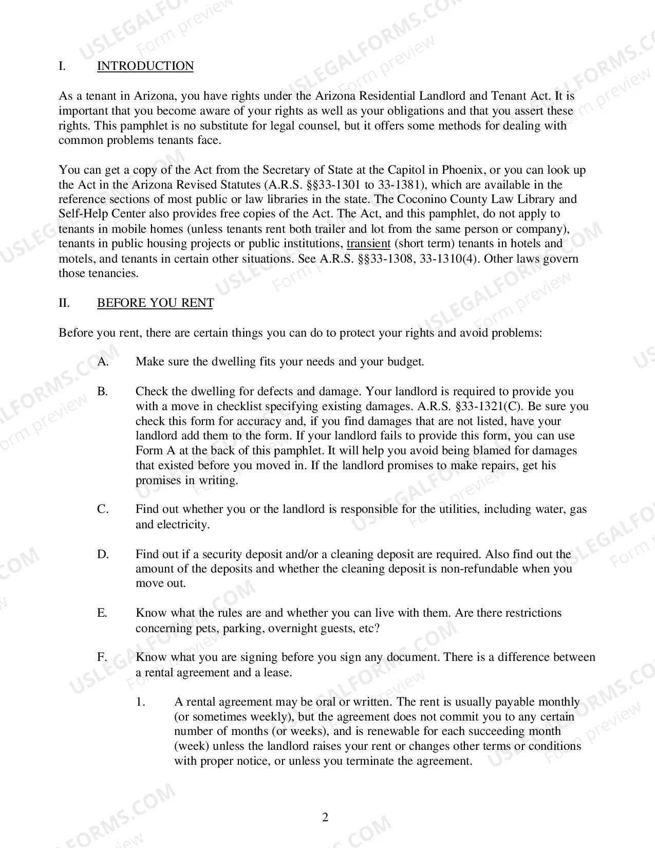Preview Tenant Rights and Responsibilities