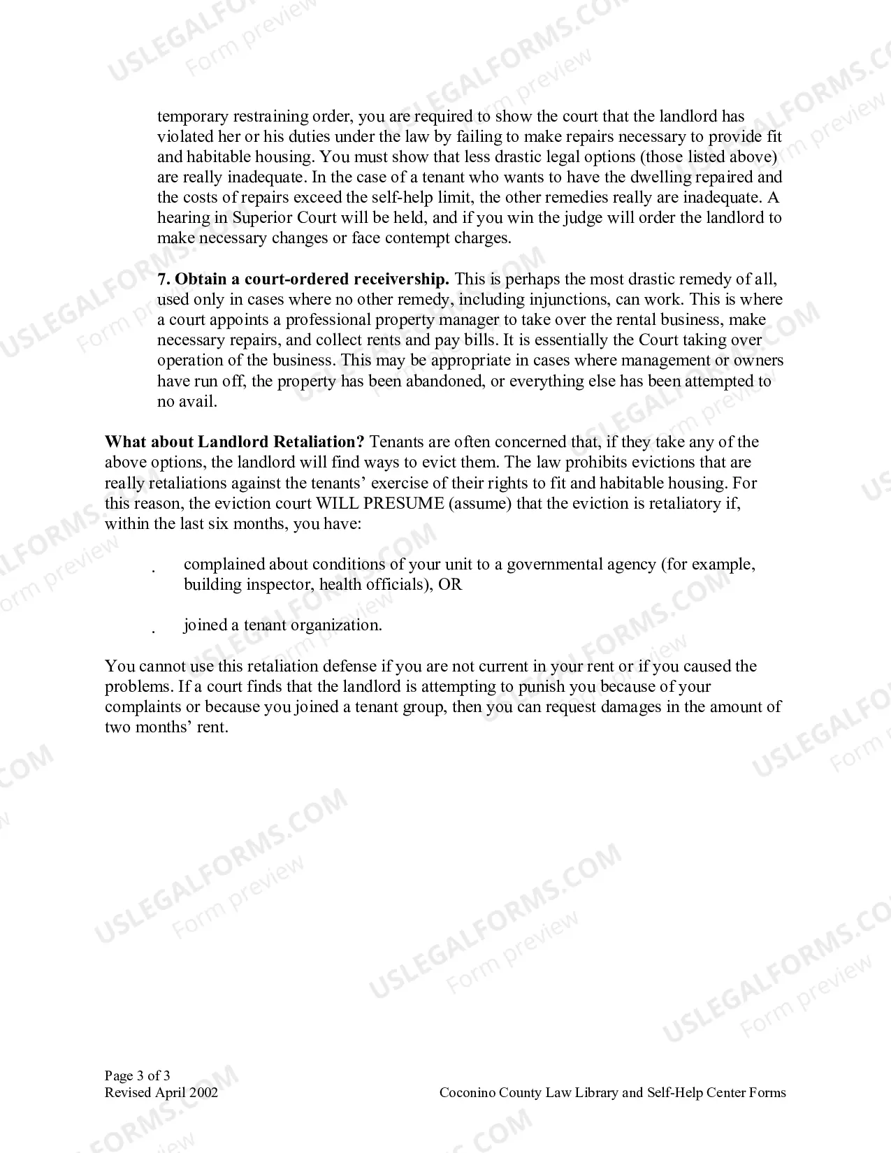 Preview Landlord Instructions