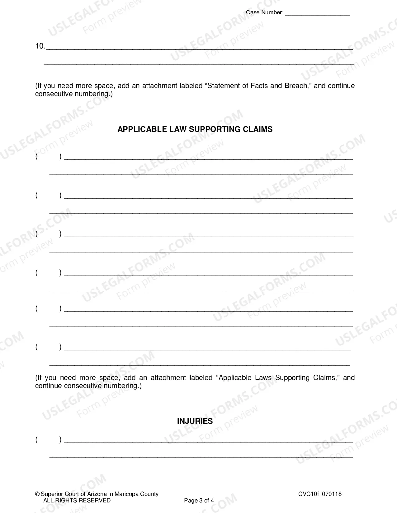 Preview Civil Complaint