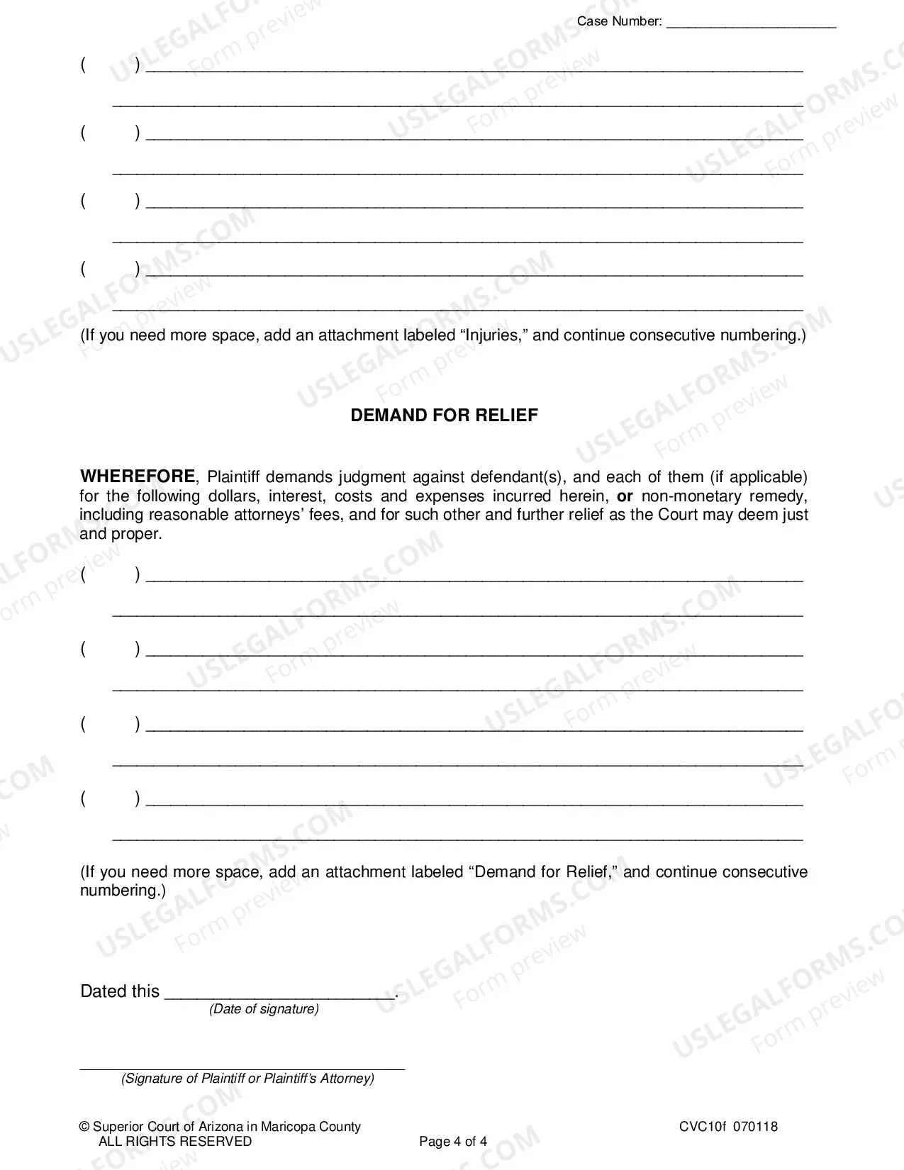 Preview Civil Complaint