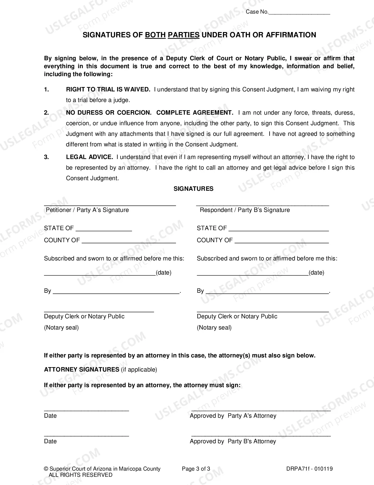 Preview Stipulation to File Consent Paternity/ Judgment Order