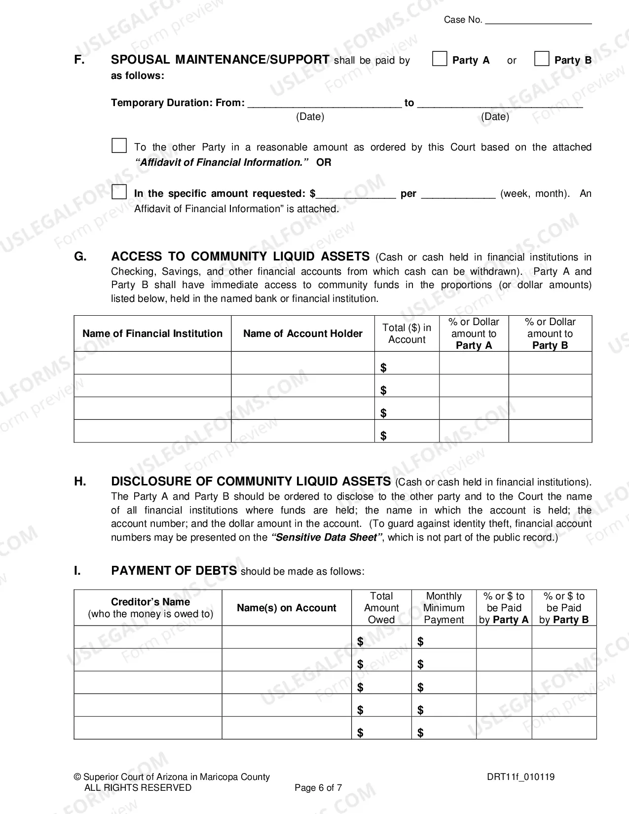 Preview Temporary Order For Child Custody Parenting Time Child Support Or Other