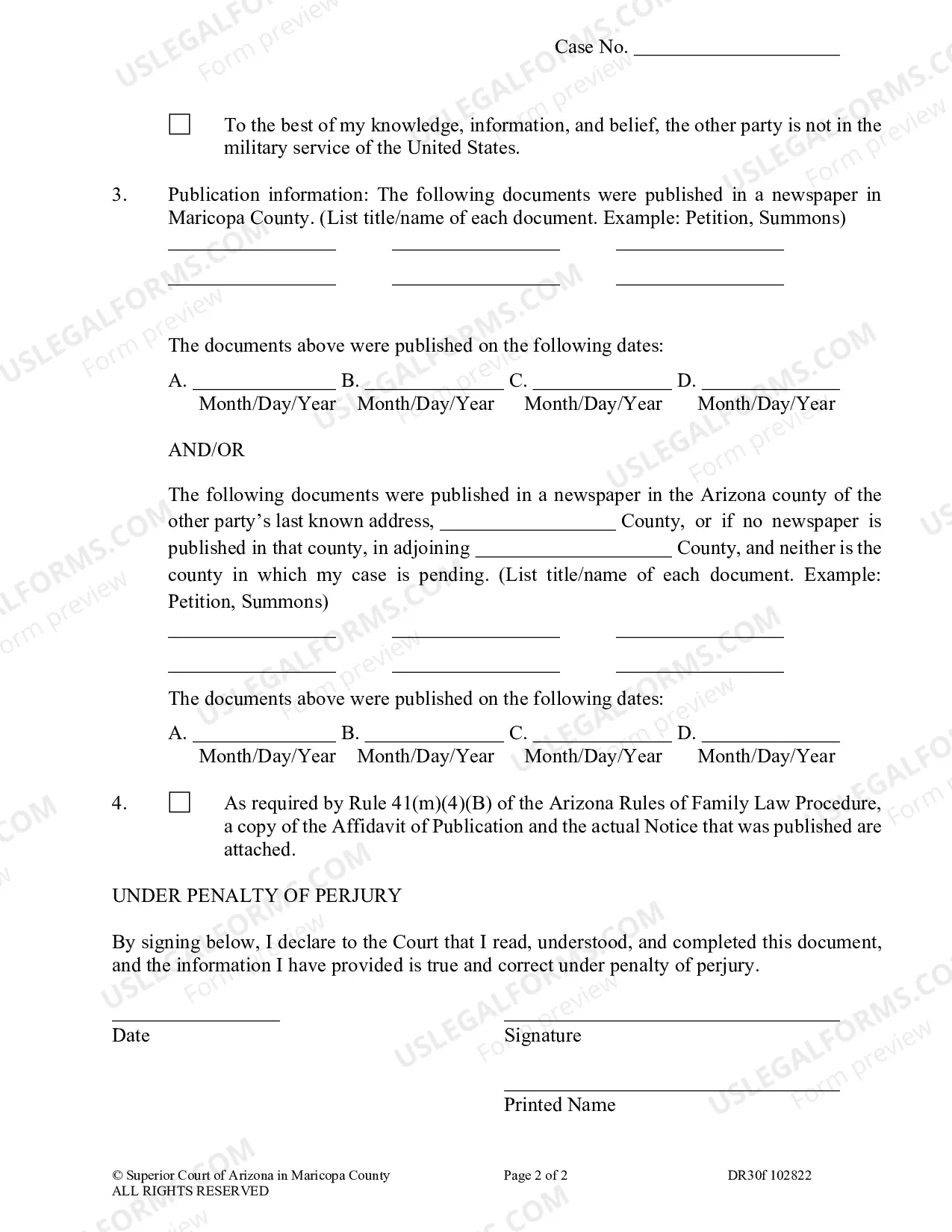 Preview Declaration Supporting Publication
