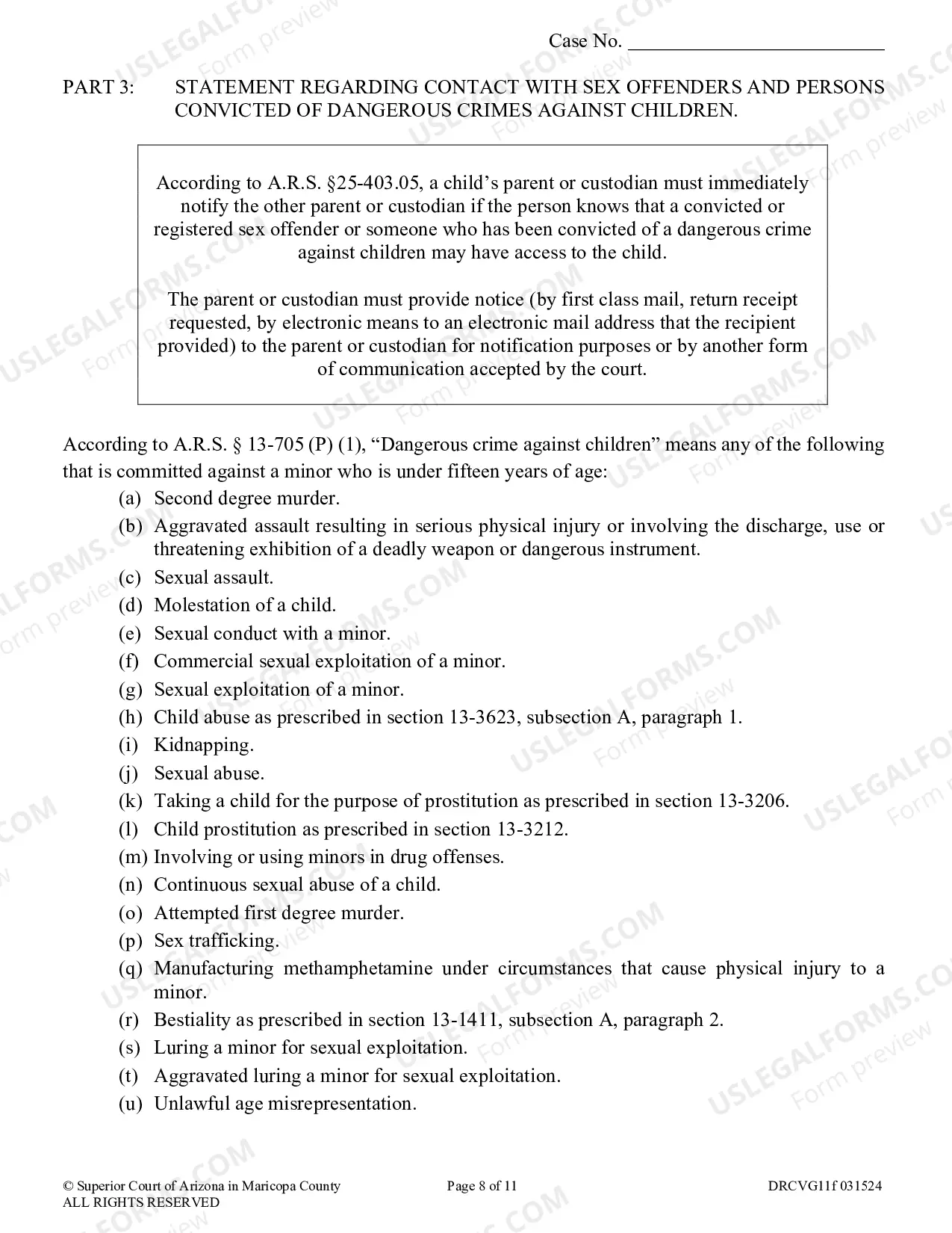 Preview Parenting Plan for Joint Legal Decision Making (Custody) with Joint Legal Decision Making (Custody)