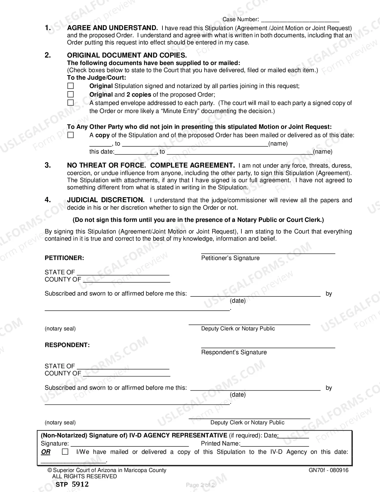 Preview Stipulation/Agreement Joint Motion/Joint Request