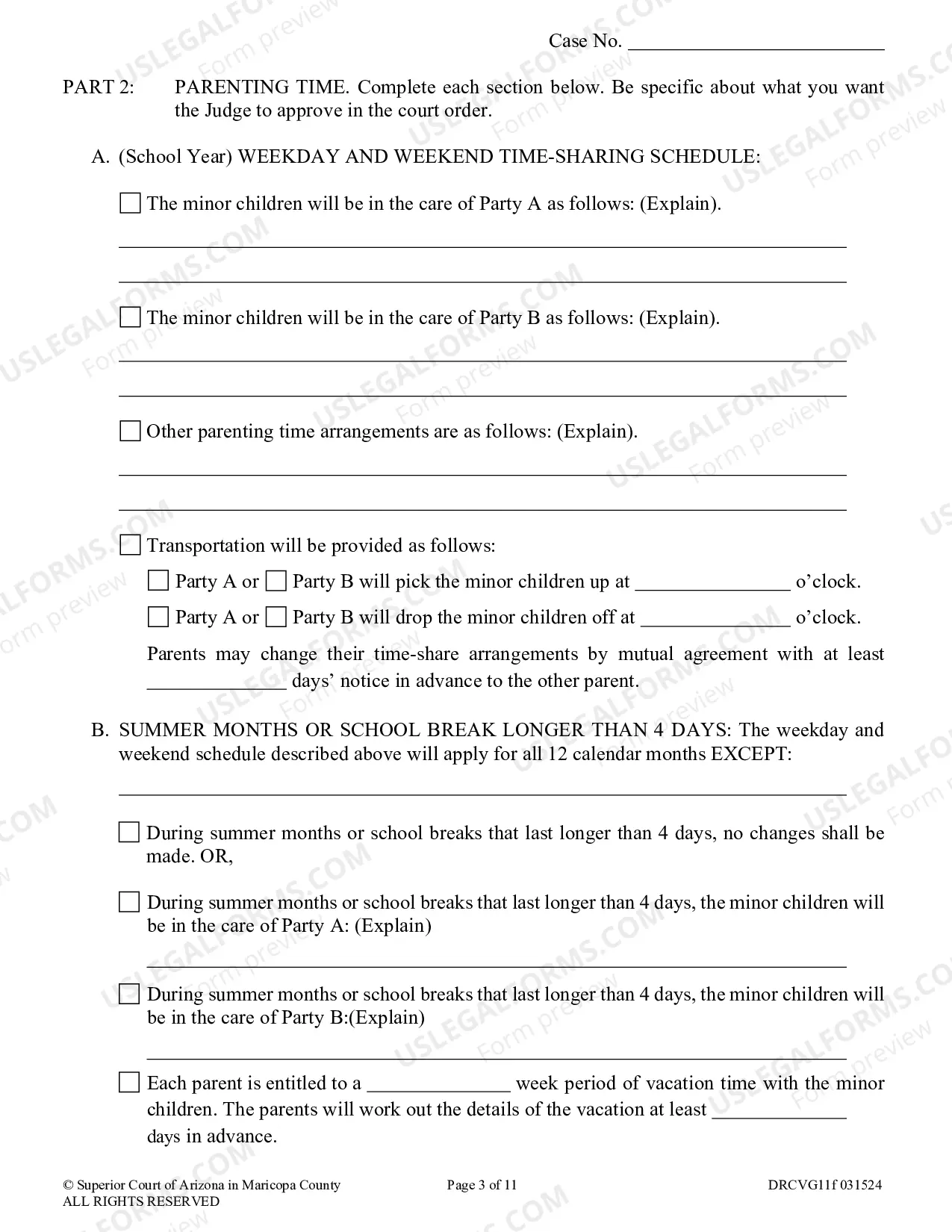 Preview Parenting Plan For Joint Custody With Joint Custody Agreement Or Sole Custody