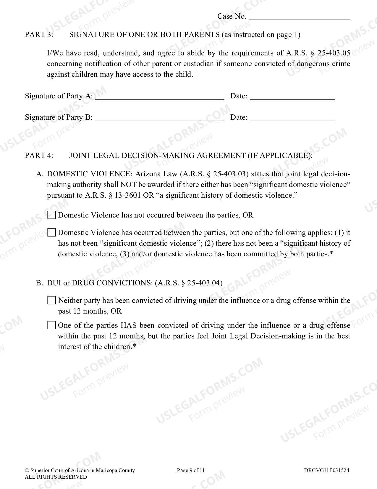 Preview Parenting Plan For Joint Custody With Joint Custody Agreement Or Sole Custody