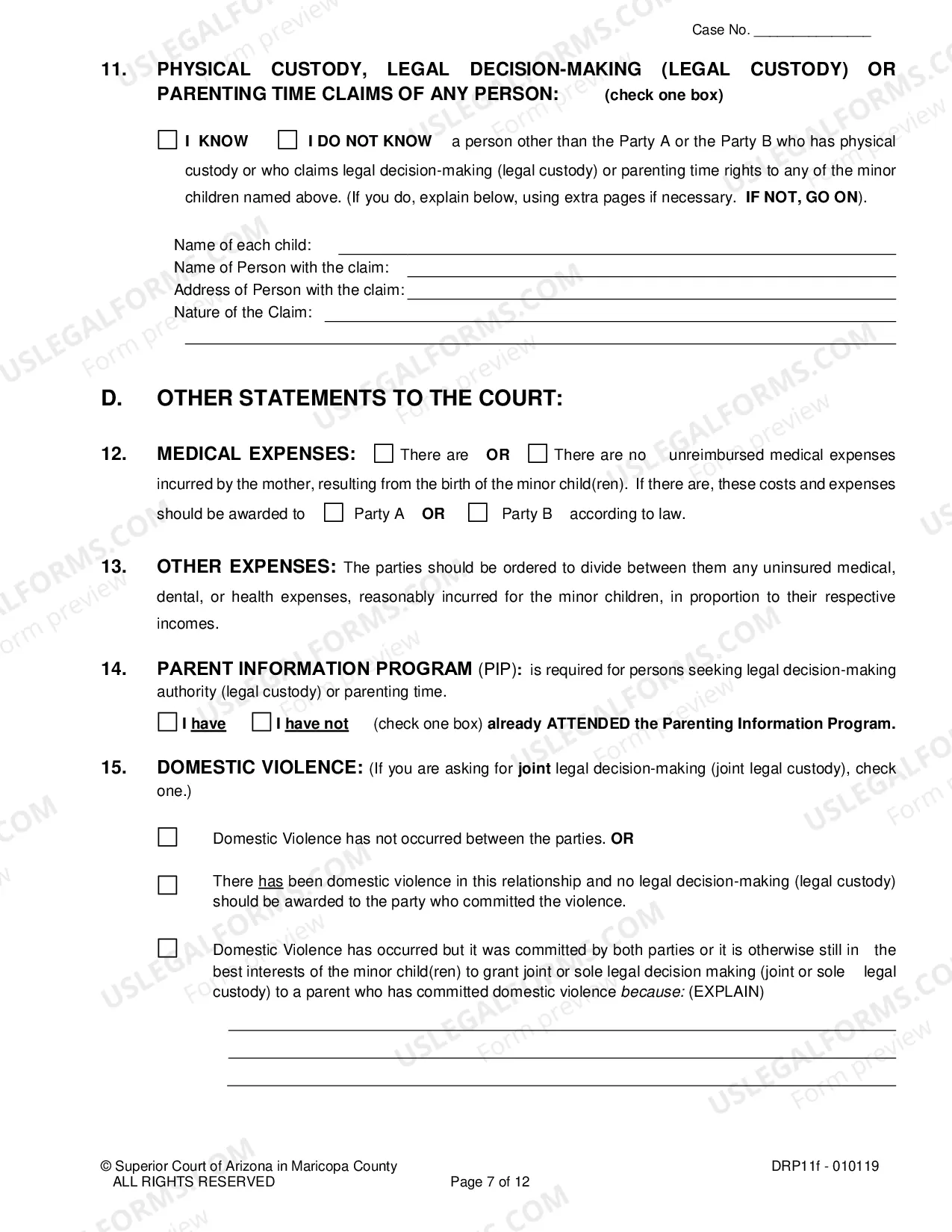 Preview Petition For Paternity Child Custody Parenting Time And Child Support