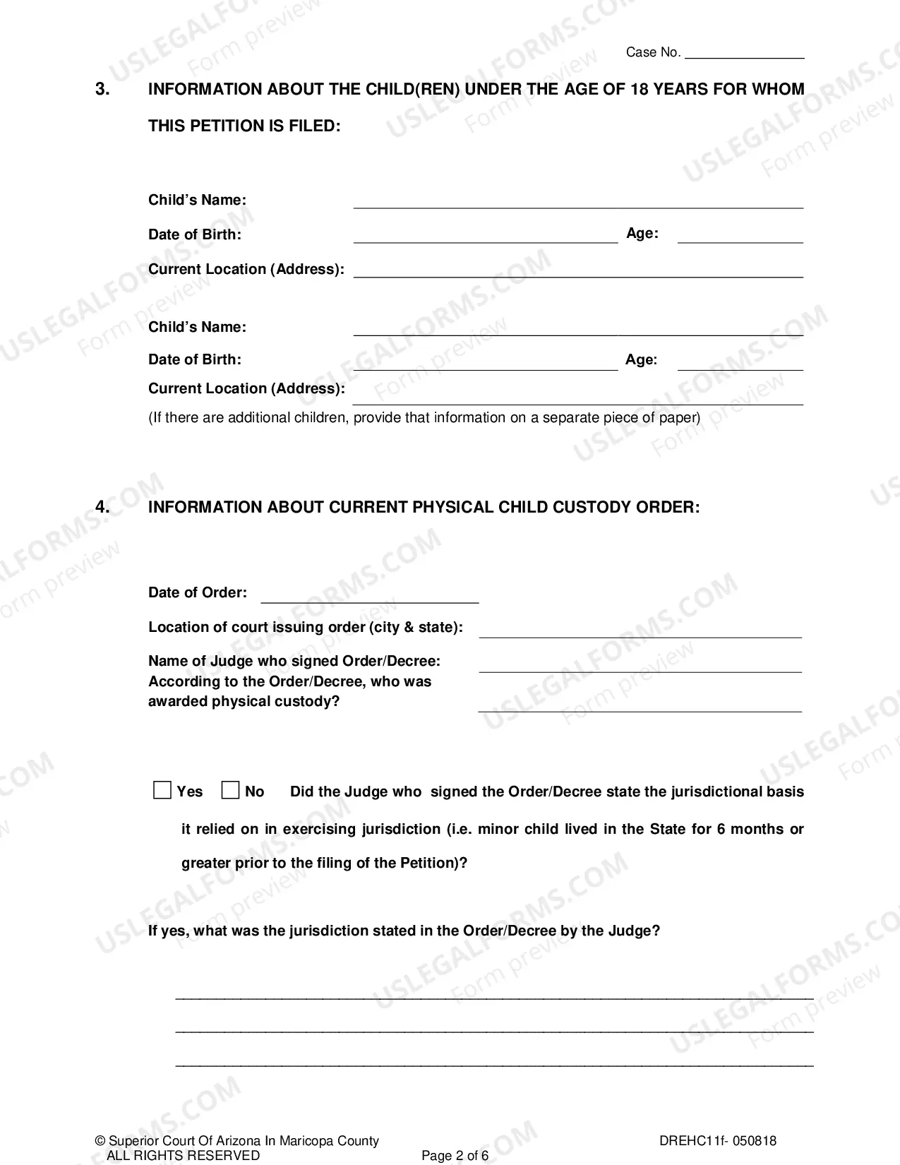 Preview Petition To Enforce Child Custody Determination