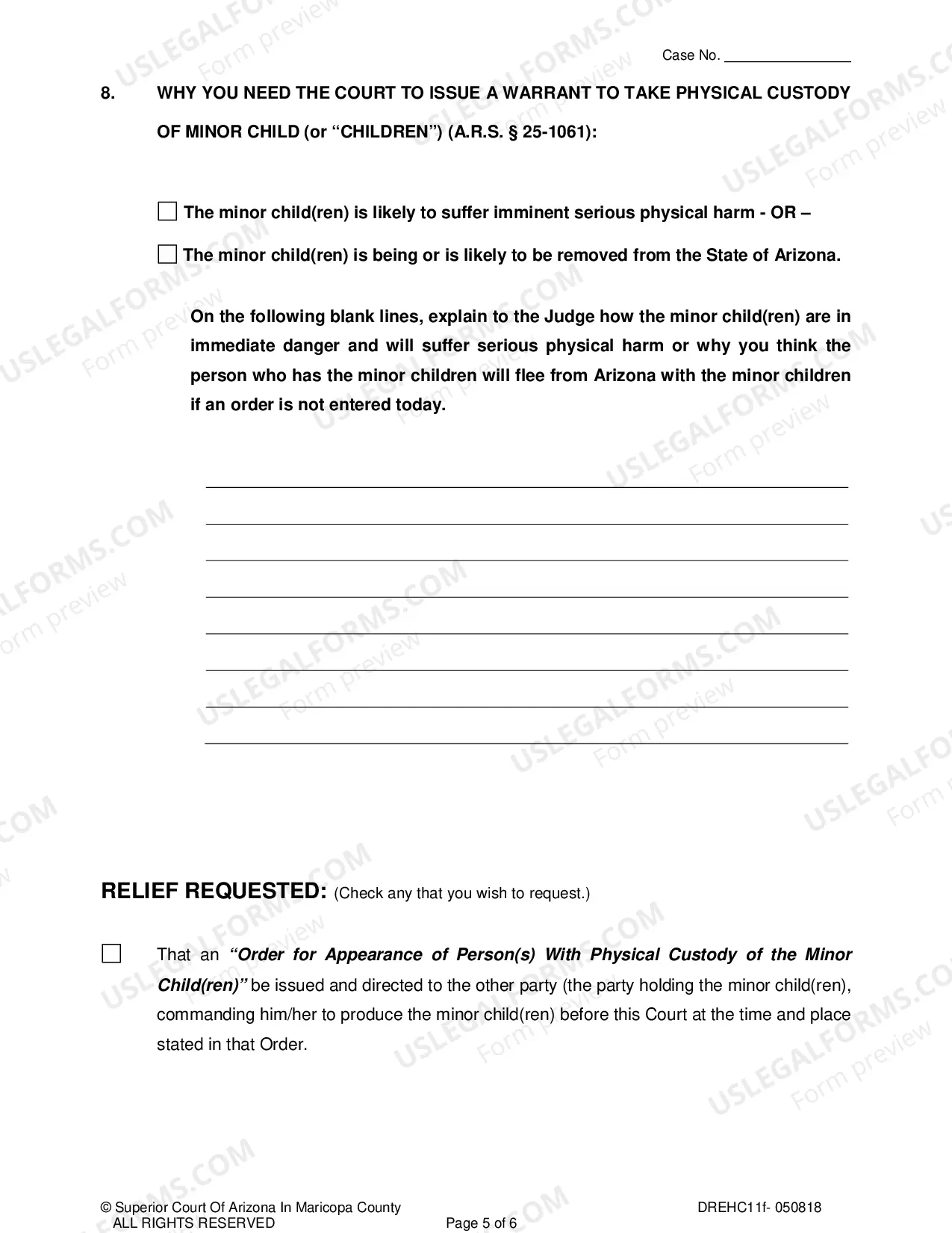 Preview Petition To Enforce Child Custody Determination
