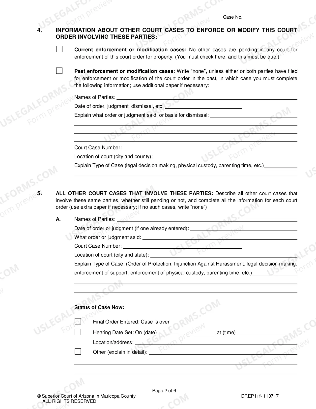 Preview Petition To Enforce Court Order About Division of Property