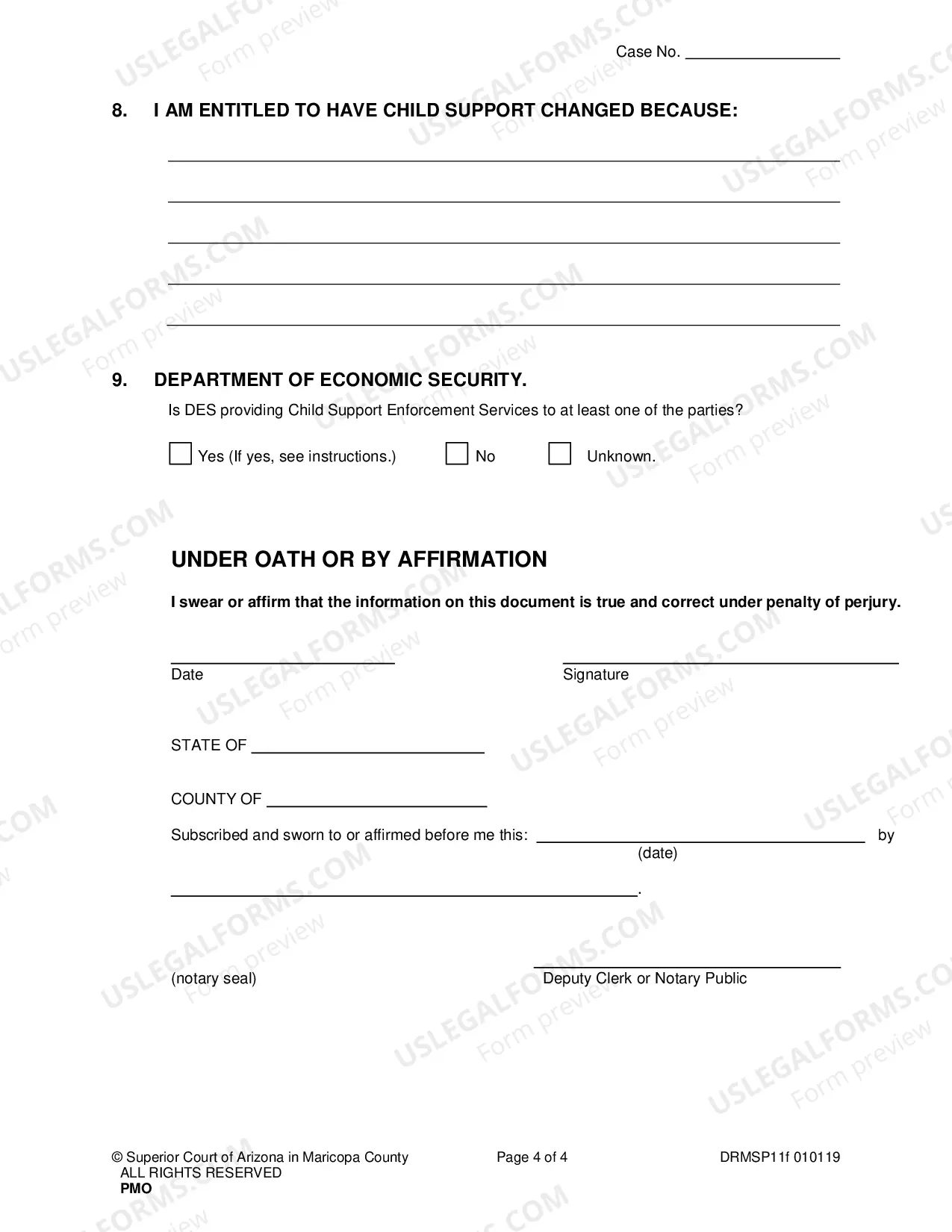 Preview Petition To Modify Support Order (Standard Procedure) Child Support Or Spousal Maintenance Or Support