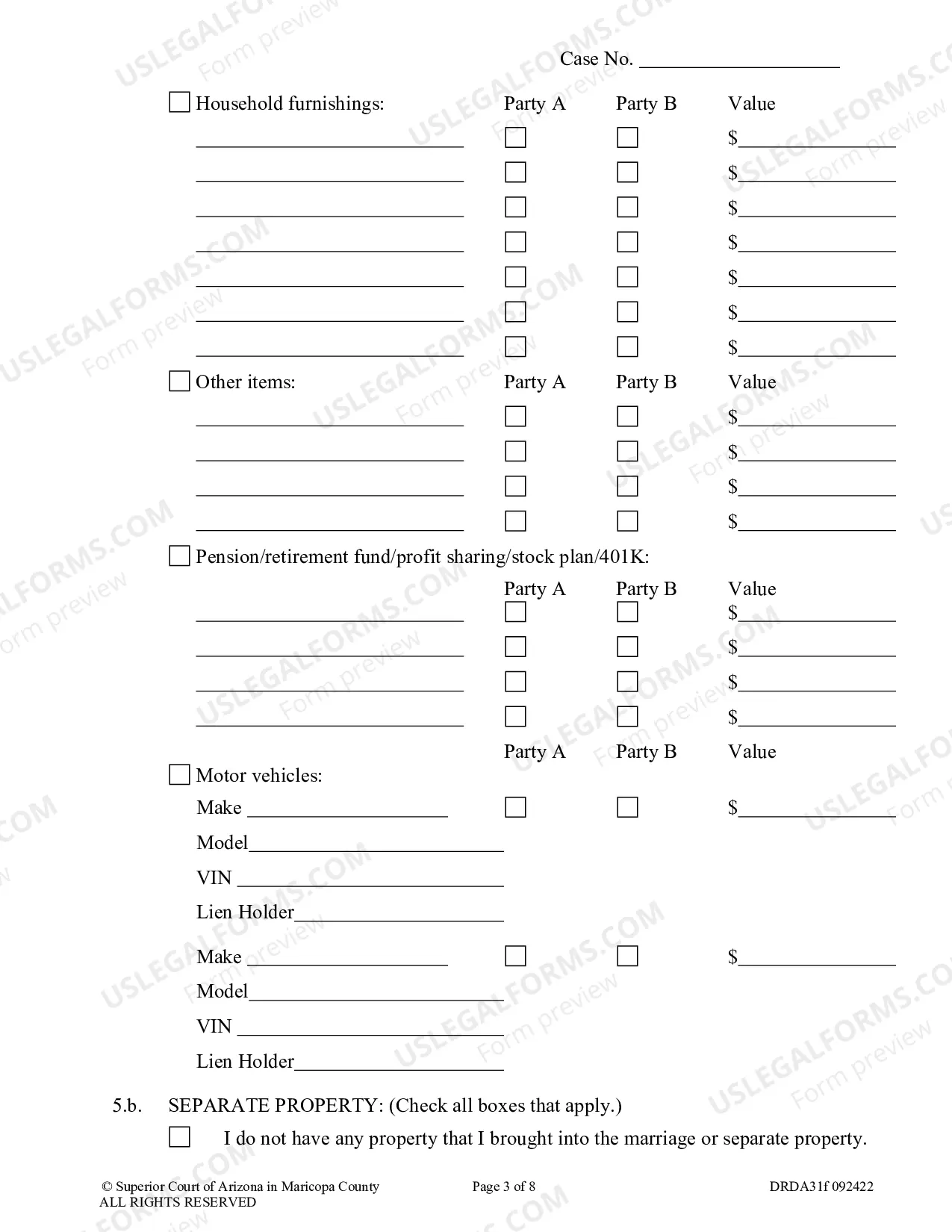 Preview Response To Petition For Dissolution Of Marriage Without Children