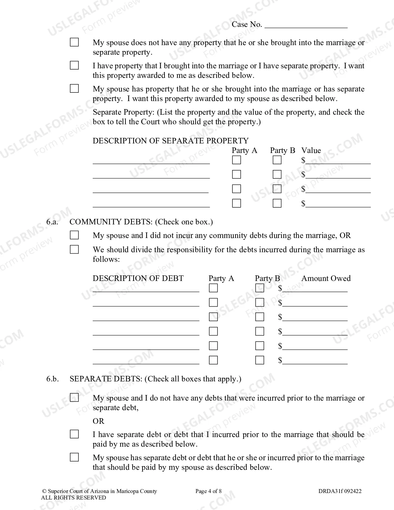 Preview Response To Petition For Dissolution Of Marriage Without Children