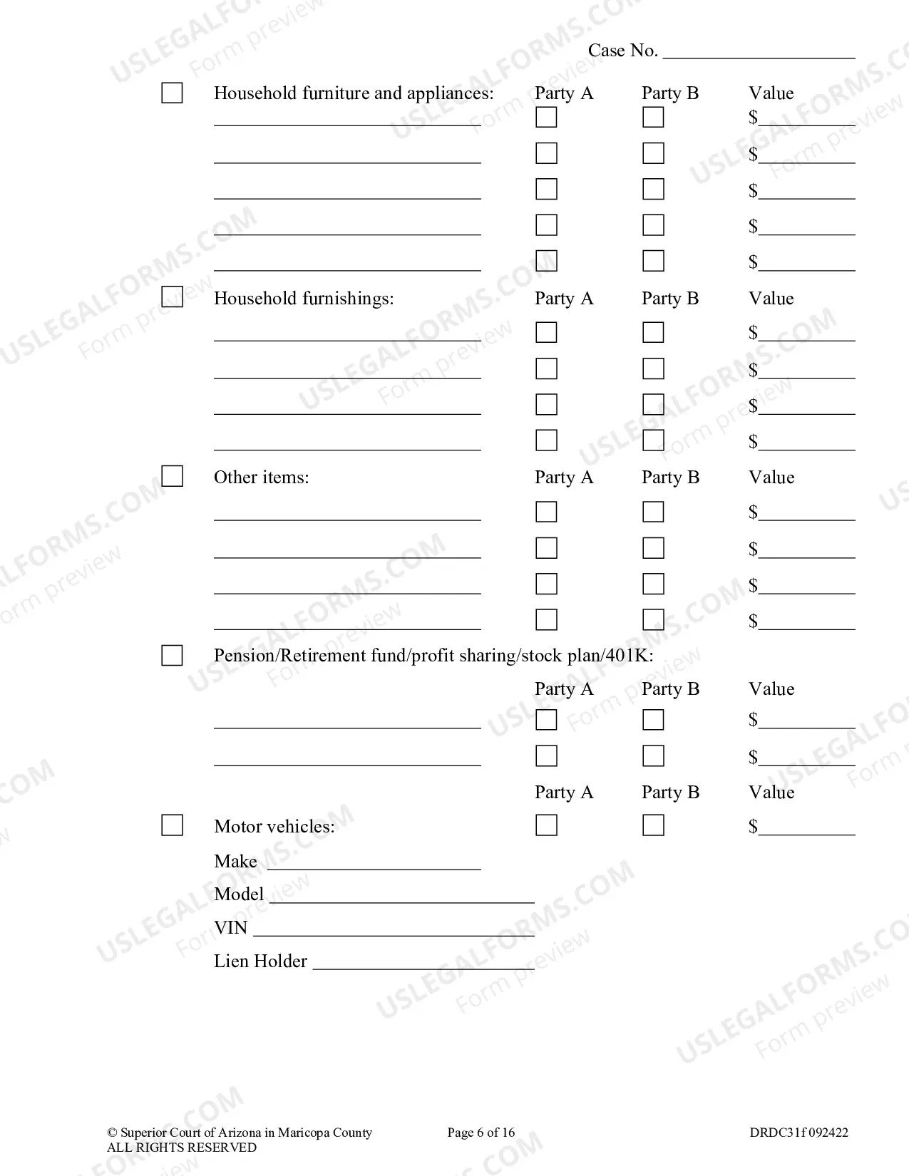 Preview Response To Petition For Dissolution Of Non Covenant Marriage With Children