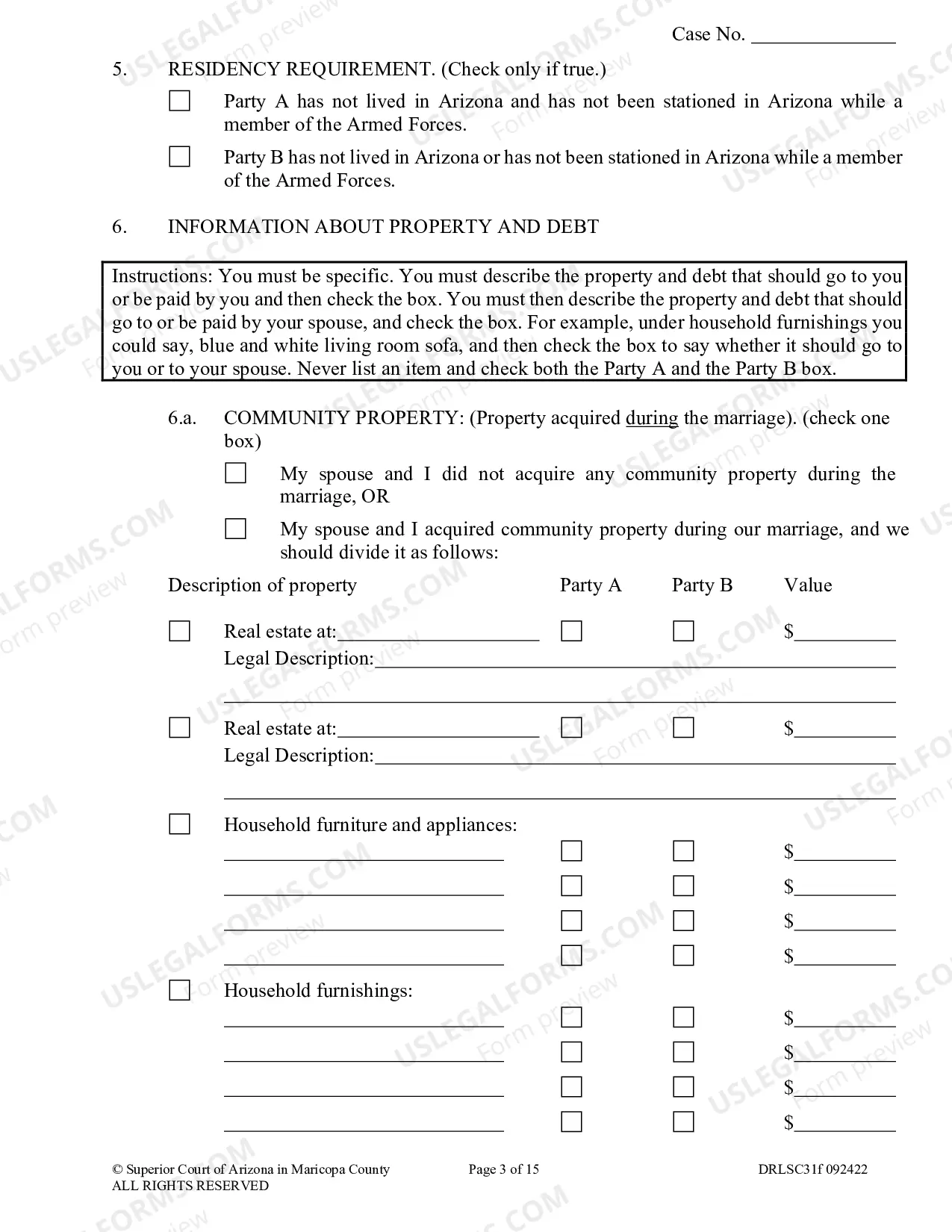 Preview Response to Petition for Legal Separation With Minor Children